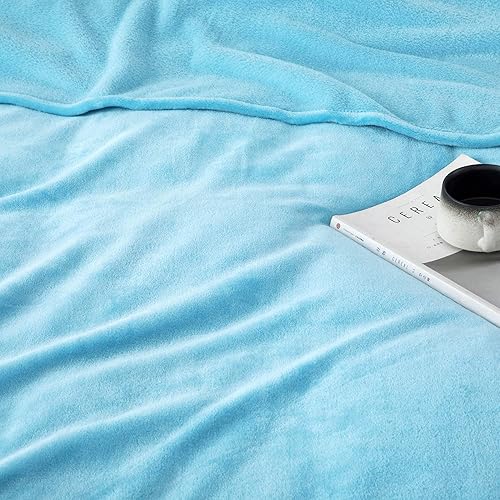 Miniatura 6 de MOONLIGHT20015 Manta de vellón  Manta súper suave y mullida para sofá y sofá  Mantas y mantas ligeras de lujo de microfibra mullida de 400 GSM, 50 x
