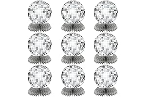 Glimmering Groove: The Ultimate 70's Disco Ball Centerpiece Decoration