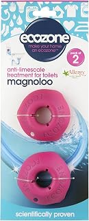 Ecozone Magnoloo Anti Limescale Treatment For Toilets, Removes & Prevents Limescale, Lasts For Up To 5 Years, AllergyUK Certified, Vegan, Cruelty Free - Pack of 2