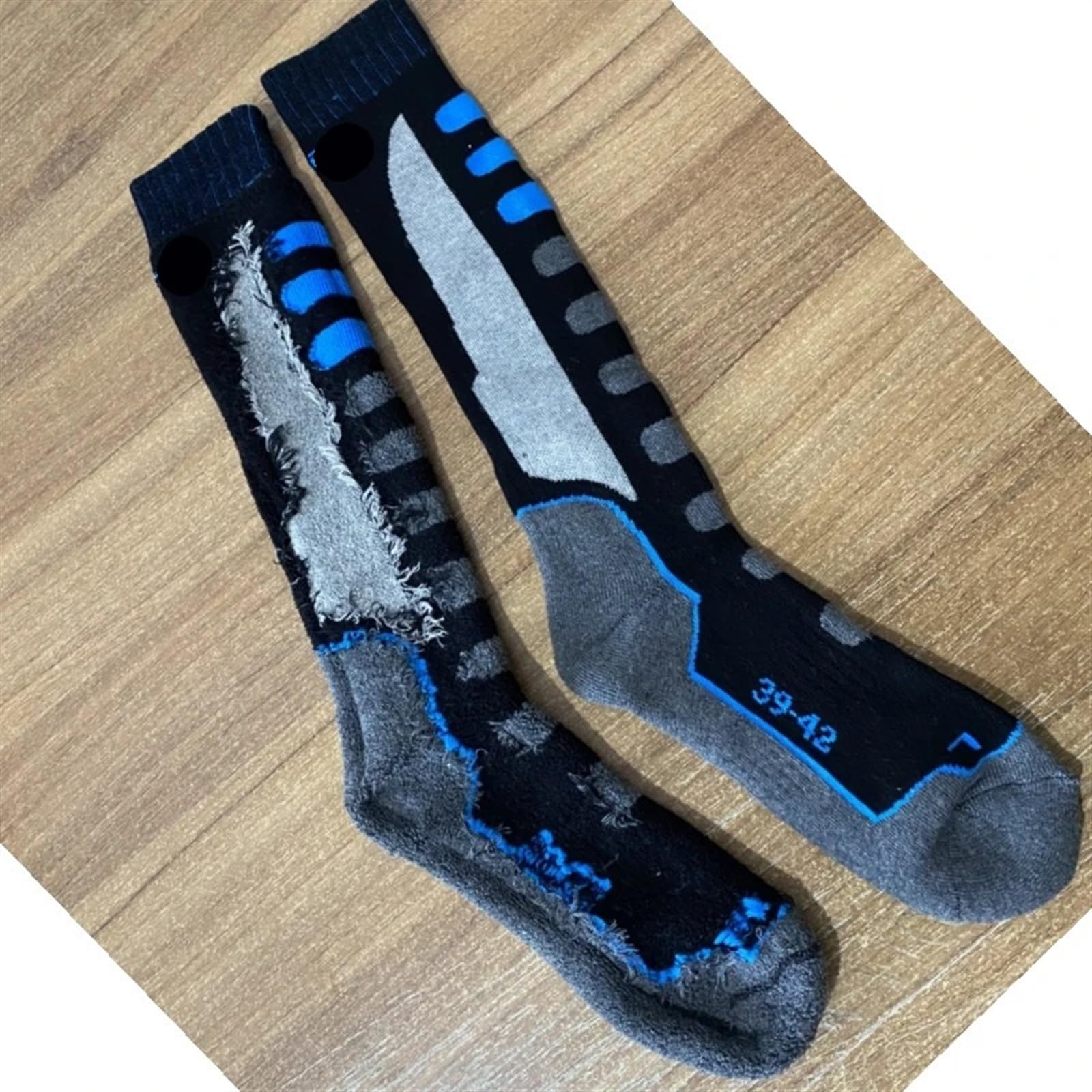 Calcetines Calcetines de esquí Invierno Unisex Algodón Cálido Calcetines de esquí Calcetines deportivos Snowboard Ciclismo Adulto Montar Calcetines térmicos más gruesos