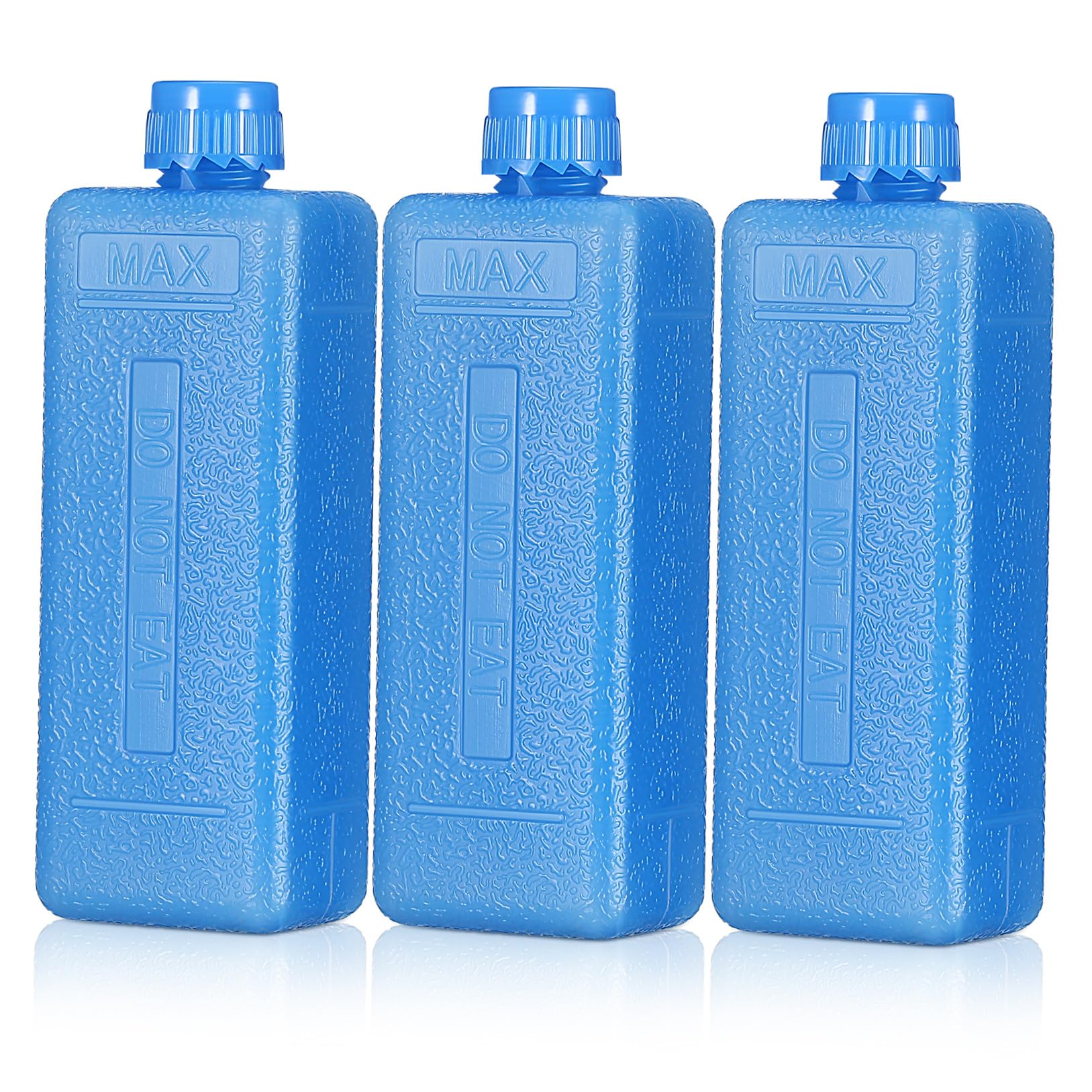 NUOBESTY Lot de 8 sacs à glace réutilisables - Pour boîtes à lunch, camping, pique-nique, climatiseurs