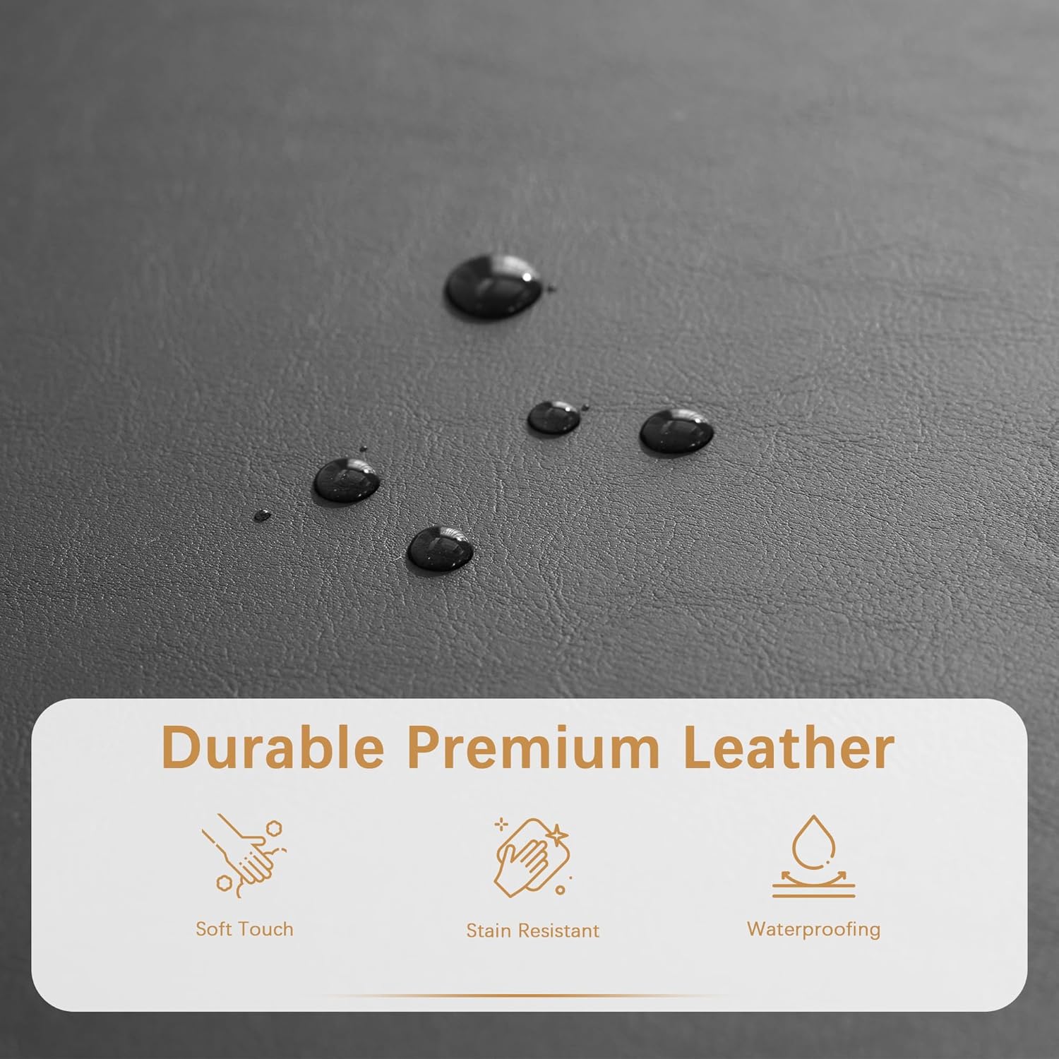 HUIMO Faux Leather Storage Ottoman Bench 50.3 Inch Extra Long PU Upholstered Bedroom Bench with Large Storage Space for The Living Room, Entryway, Bedroom Hold Up to 300lbs (Black)