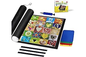 Celawork Puzzle Mat Roll Up with Trays - A Proficient Organizer for Your Puzzle Realm