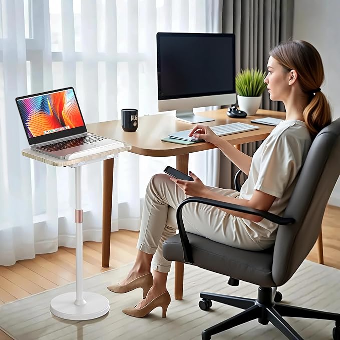 Soporte para Laptop NAMON 2 en 1 Blanco Ajustable miniatura 2