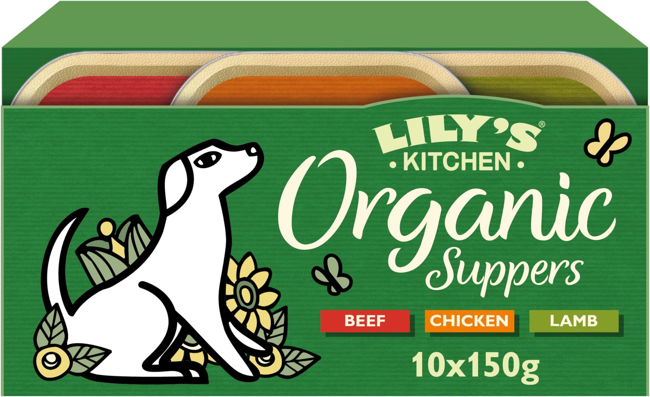 Amazon Brand Lifelong Dog Food, Paté with Game, 300g, Pack of 10