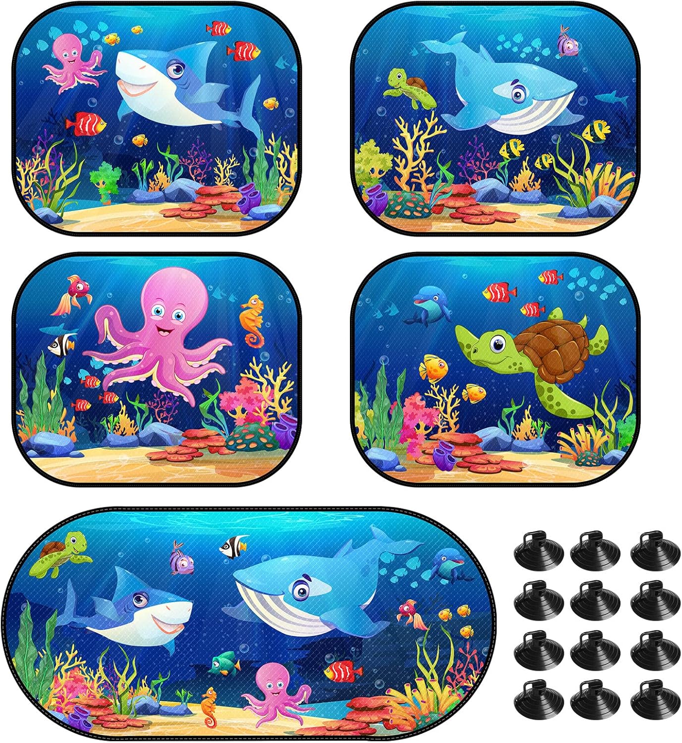 5 Pcs Car Sunshade for Baby Window Shades for Car Baby Car