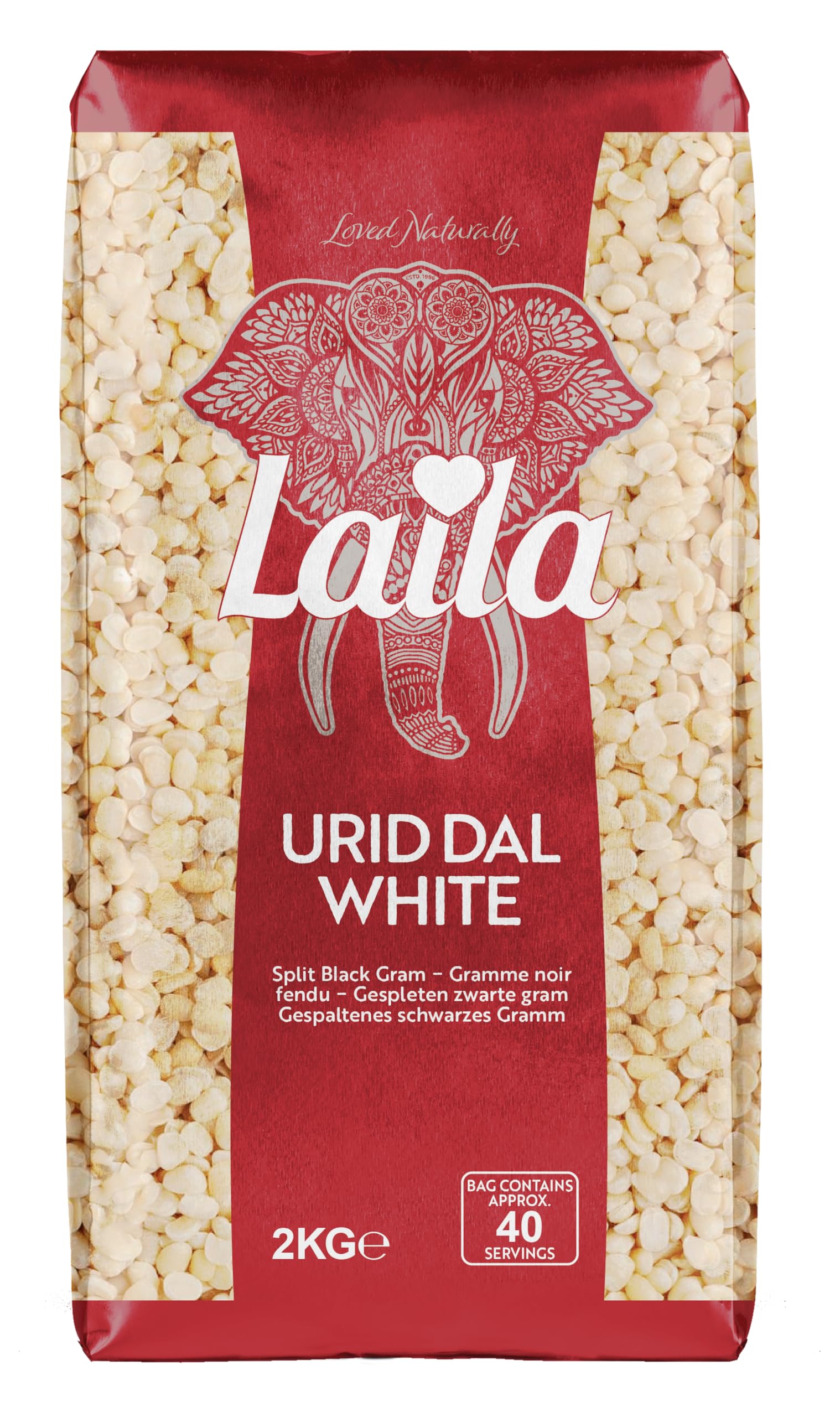 Laila Urid Daal 2Kg. Urid Dal is Best Used to Make Maah ki Dal and Vital to S...