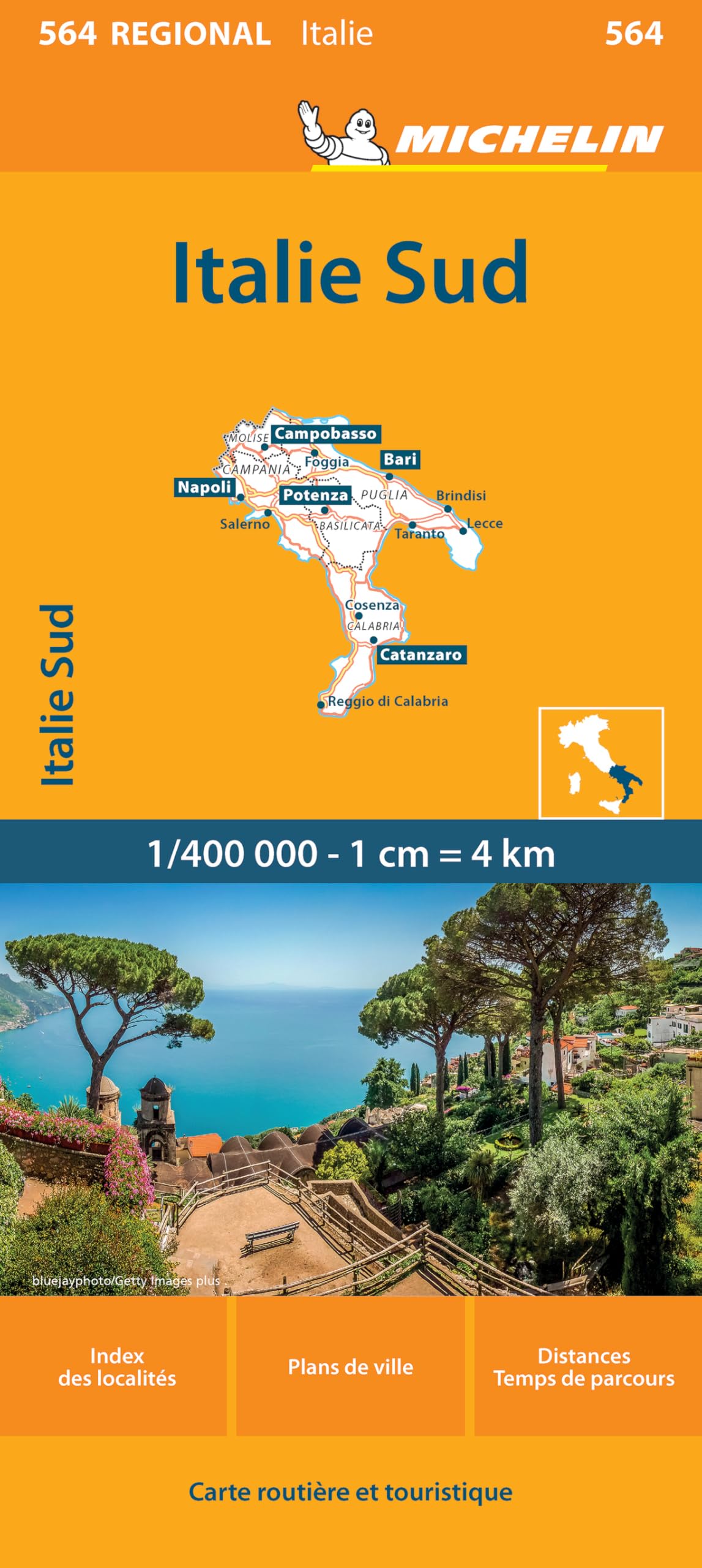 Italy South (564): Wegenkaart Schaal 1 : 400.000 (Michelin régional, 564)