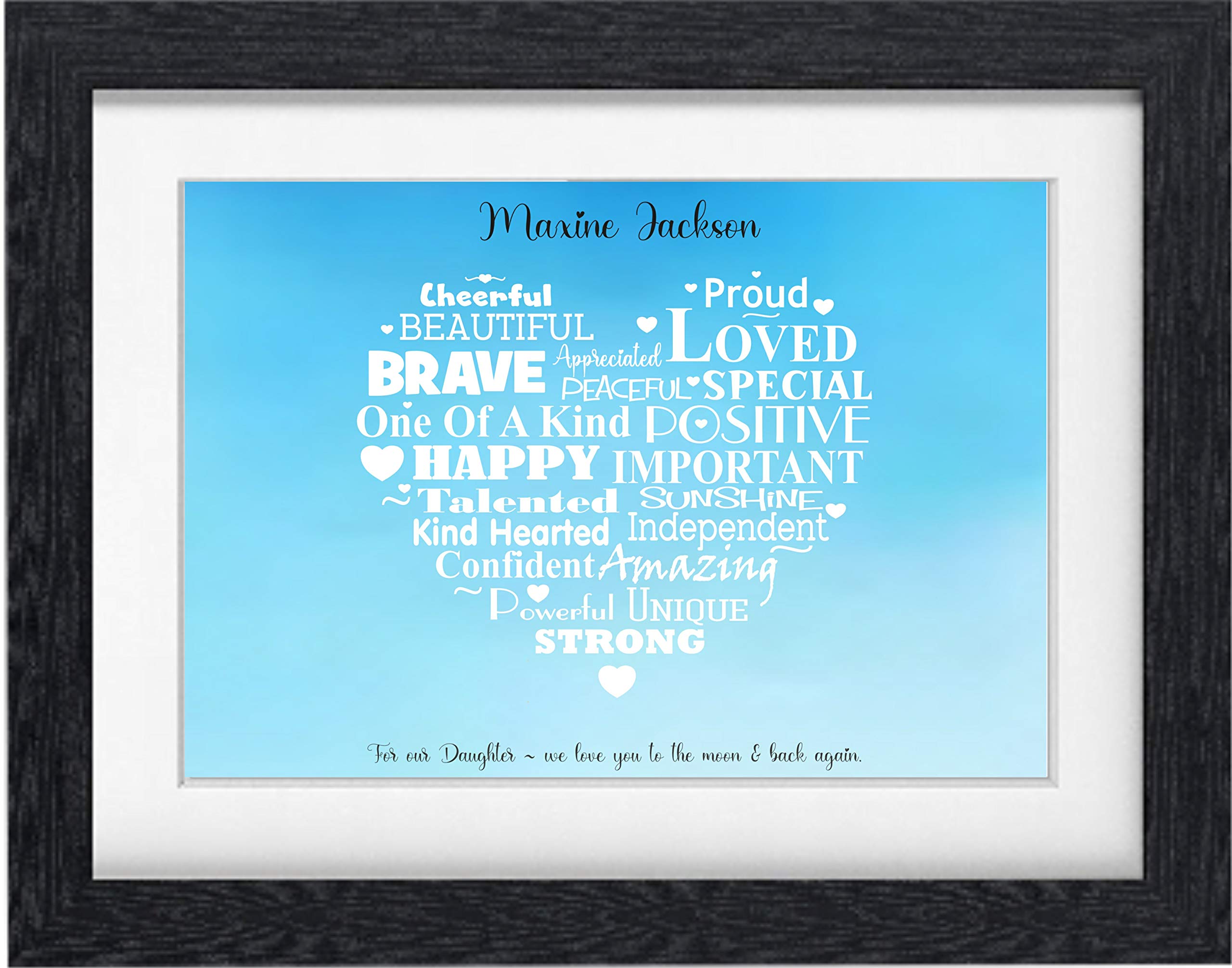 Personalised Soundwave Art Print- Custom Song Lyric gift - Voice Message - Playable QR Code - gift idea for him or her