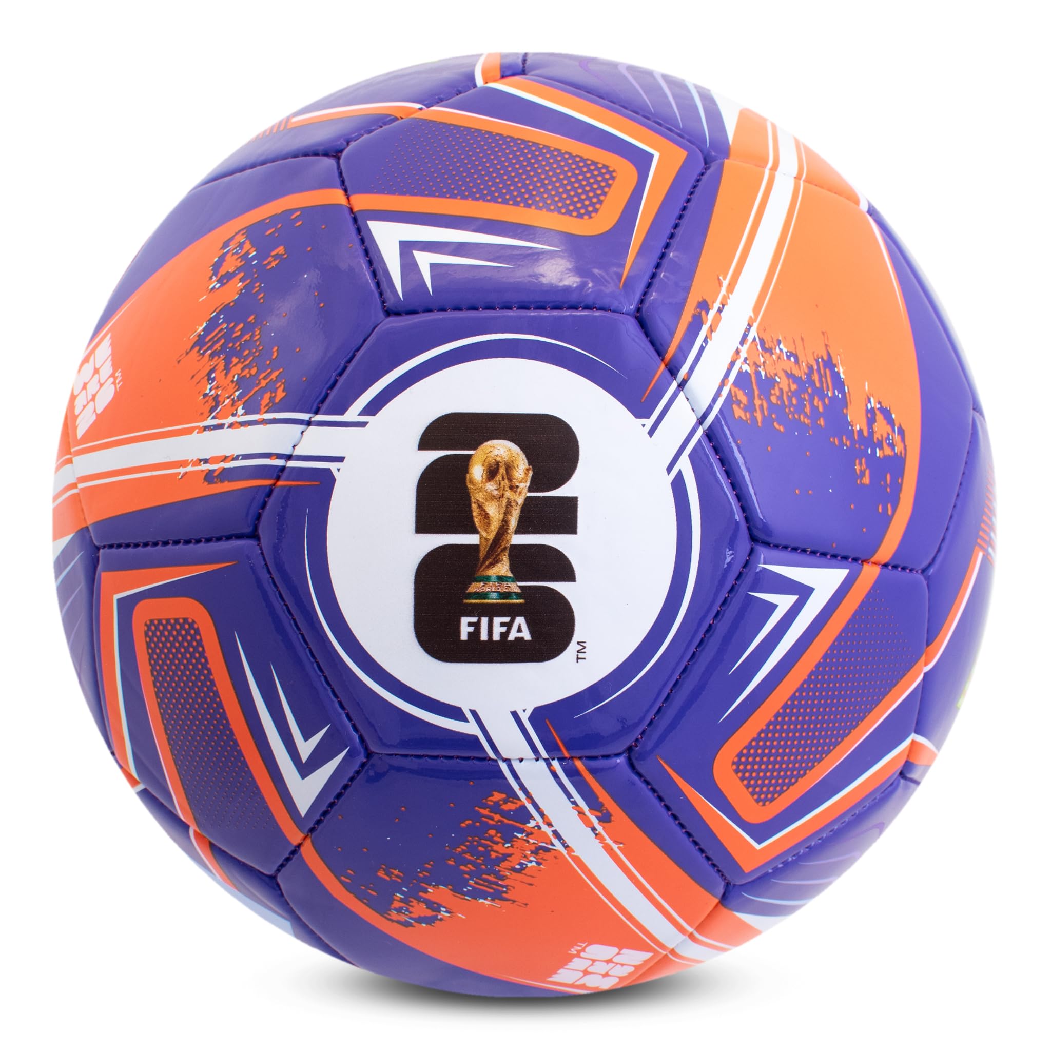 Hy-Pro Officially Licensed FWC26 Size 5 Football - Training Ball with Trophy Design & Host Nations Graphics, Football Gifts for Boys - FIFA World Cup 2026 Design