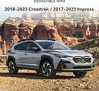 Vista 2 de Barras transversales de techo con cerradura de 300 libras compatibles con Subaru Crosstrek 2018-2023 e Impreza 2017-2023, barra transversal