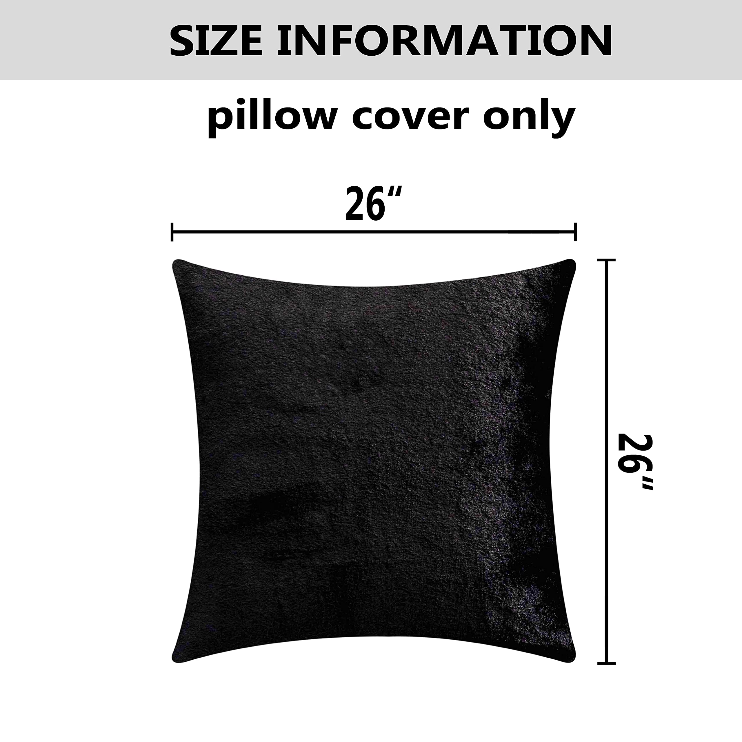 Amazon.com: Home Brilliant Black Throw Pillows for Couch Throw