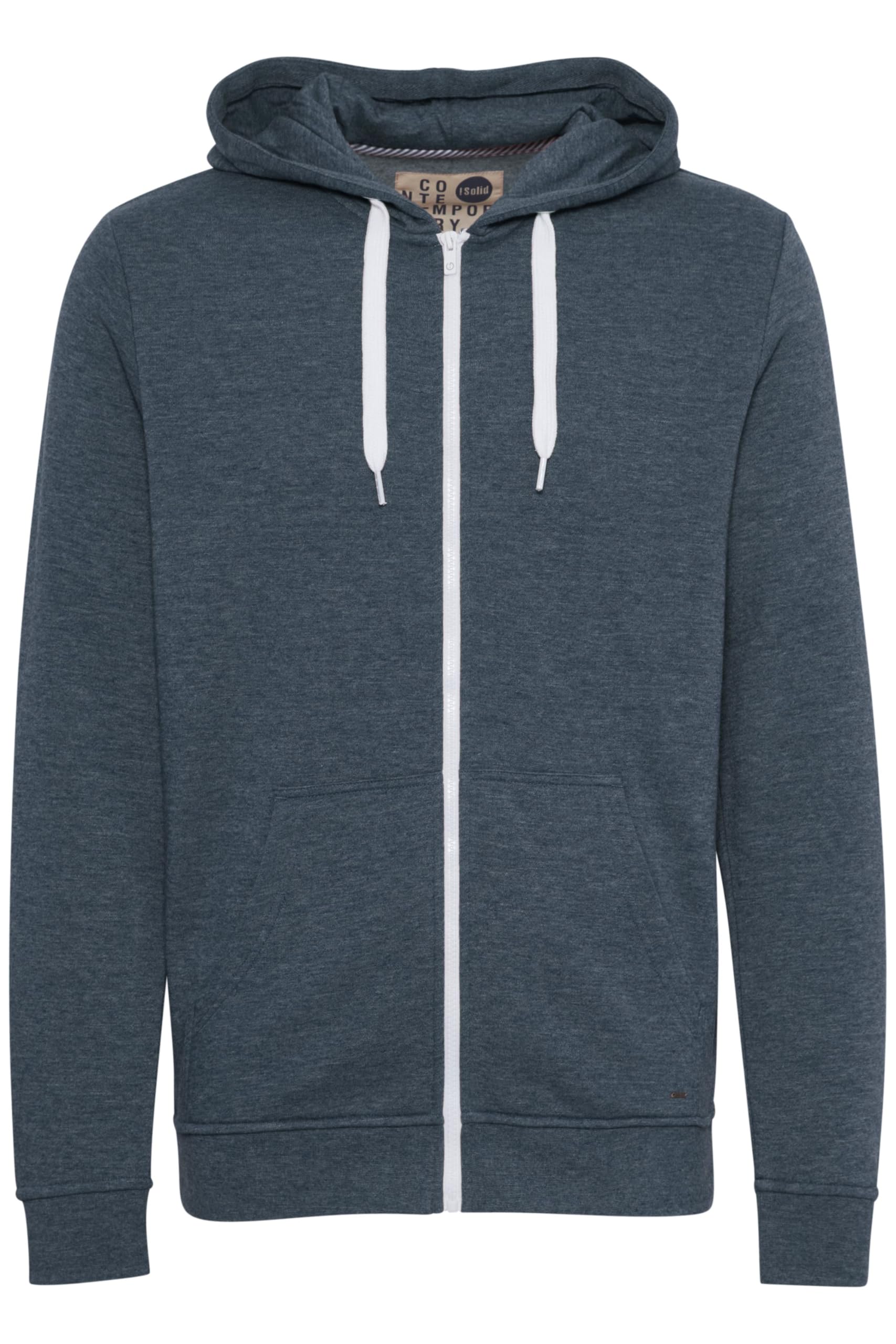 !Solid SDOlli Zip-Hood Herren Sweatjacke Kapuzenjacke Hoodie mit Kapuze Kordelzug Reißverschluss Kängurutasche Regular fit