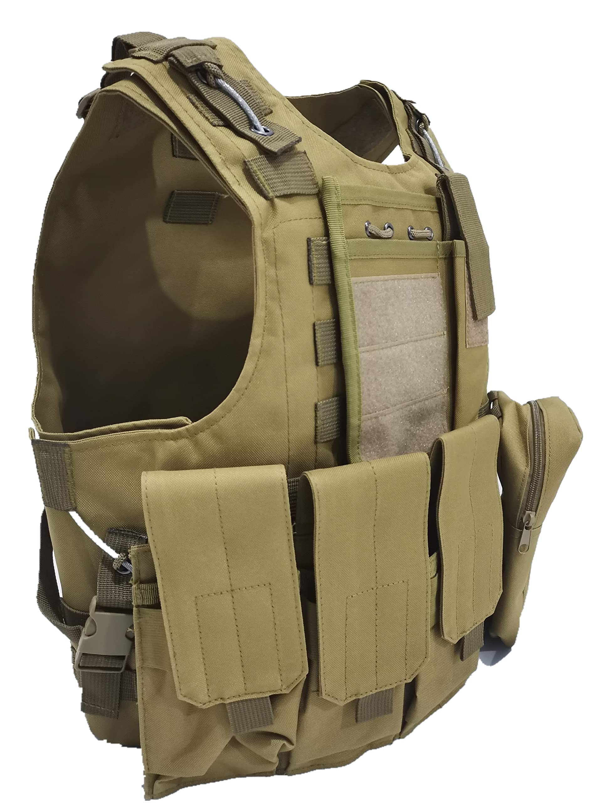 Chaleco táctico militar al aire libre, chaleco de juego de campo, equipo de protección de paintball, chaleco protector de pistola de aire, adecuado para la caza al aire libre, entrenamiento de combate