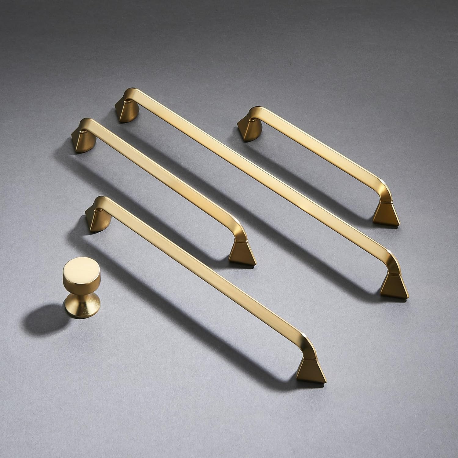 AVICCI Cabinet Knobs 10 Pack Champagne Bronze Drawer Pulls Modern Kitchen Cabinet Handles for Drawers Cabinet for Bathroom Bedroom Furniture Handware