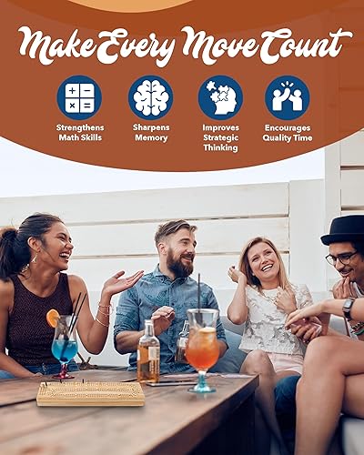 Miniatura 5 de WE Games juego de gabinetes de cunas - madera sólida - 3 tablas con empuñe fácil, clavijas, tarjetas y área de almacenamiento