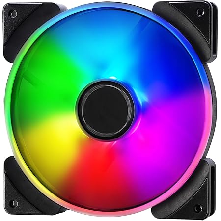 Fractal Design Aspect 14 RGB 140mm PWM Fan - 500-1700 RPM Range With Addressable RGB Lighting