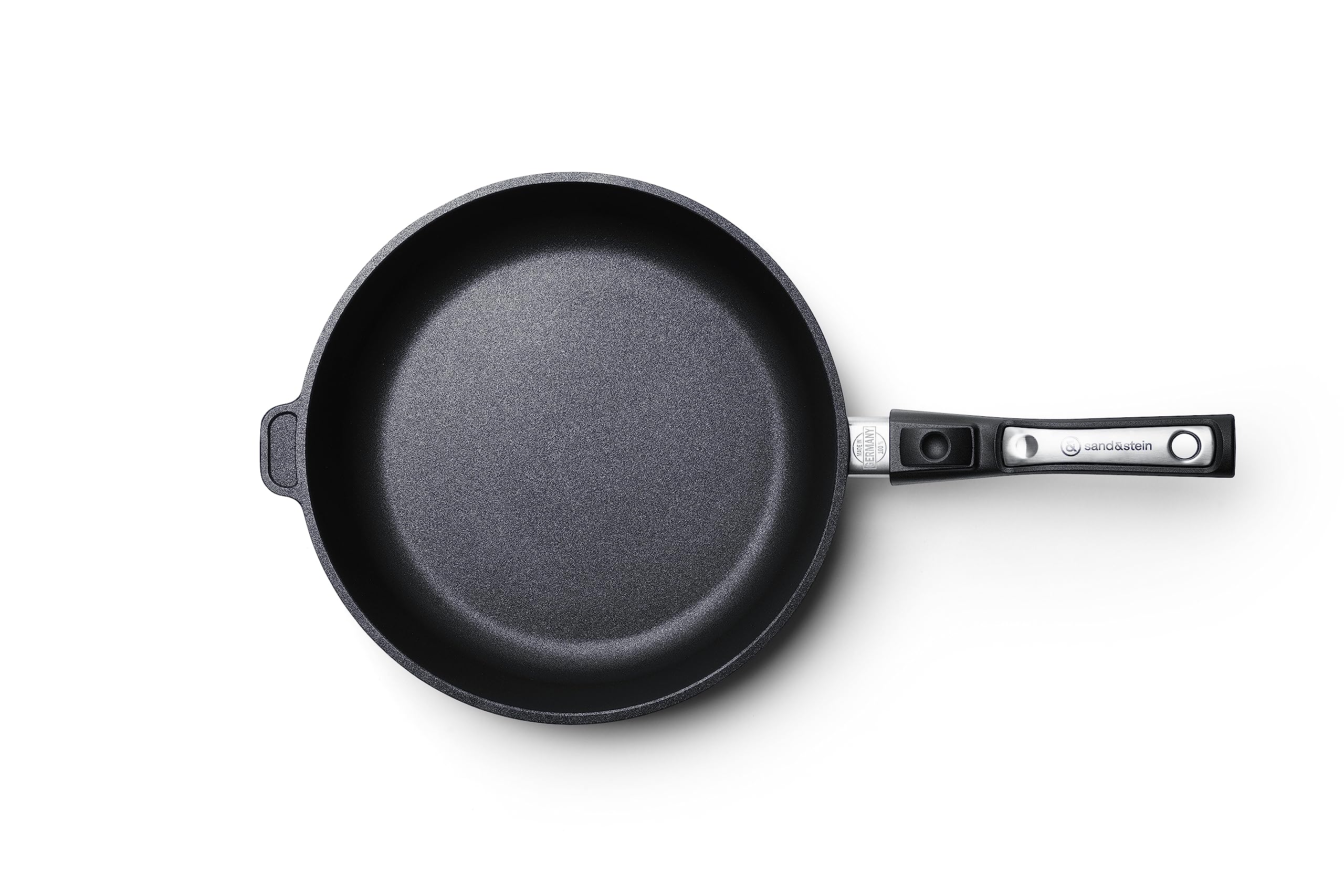 Bratpfanne Aluguss Ø 28cm I 7cm Hochrand I Induktion EpicSkillet Luxe I Handmade in Germany I Hochrand I Antihaftbeschichtet I Griff abnehmbar