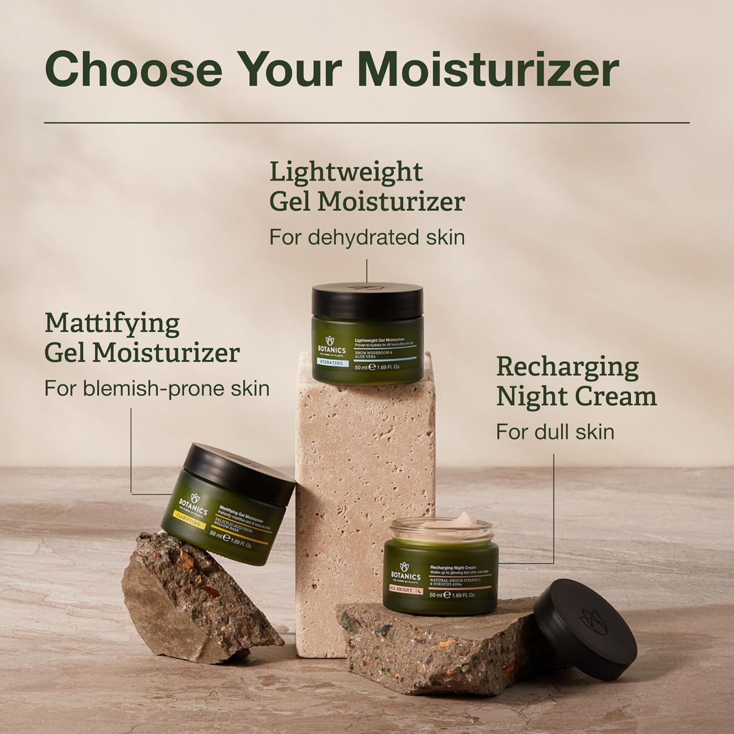 Botanics All Bright Recharging Night Cream - Vitamin C Face Moisturizer with Hibiscus AHA for Glowing Skin - Hydrating & Smoothing - Vegan & Cruelty-Free Face Cream for Women & Men (1.69 Fl Oz) - Image 5