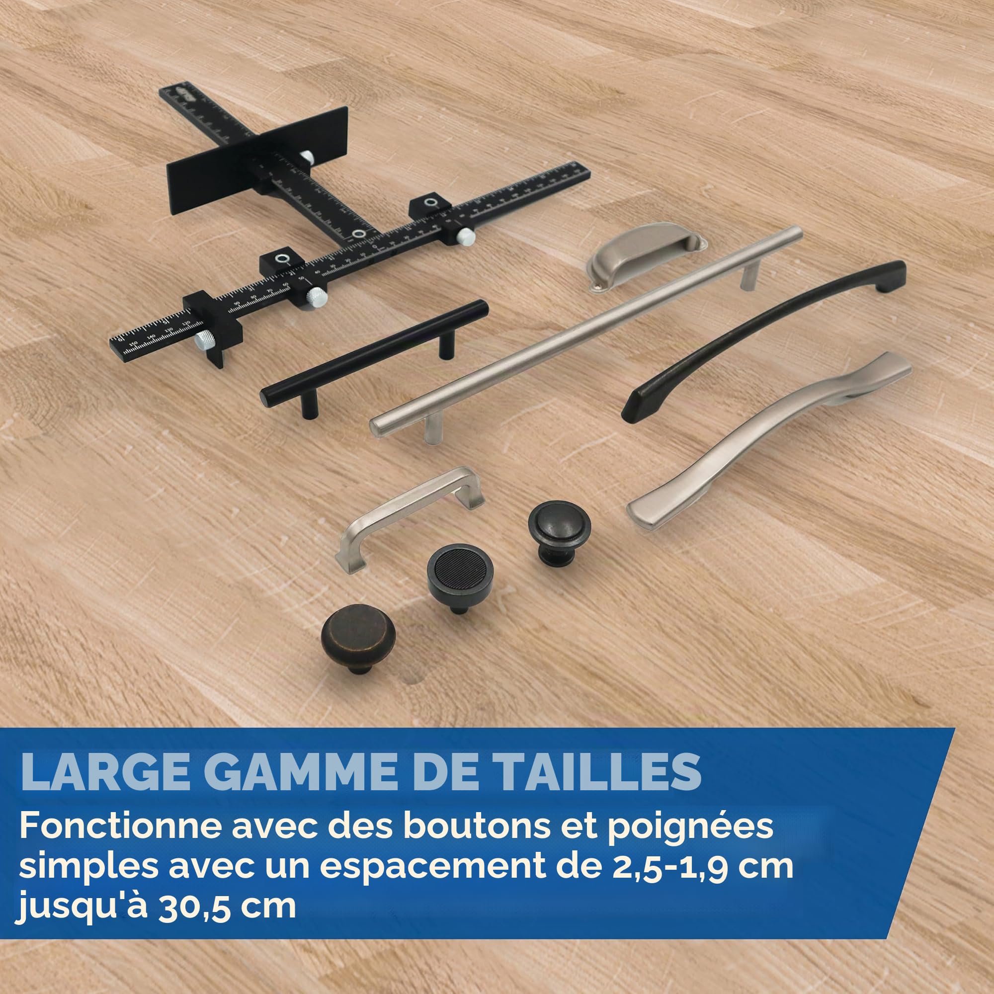 Kreg KHI-XLPULL Gabarit de quincaillerie pour armoire Pro