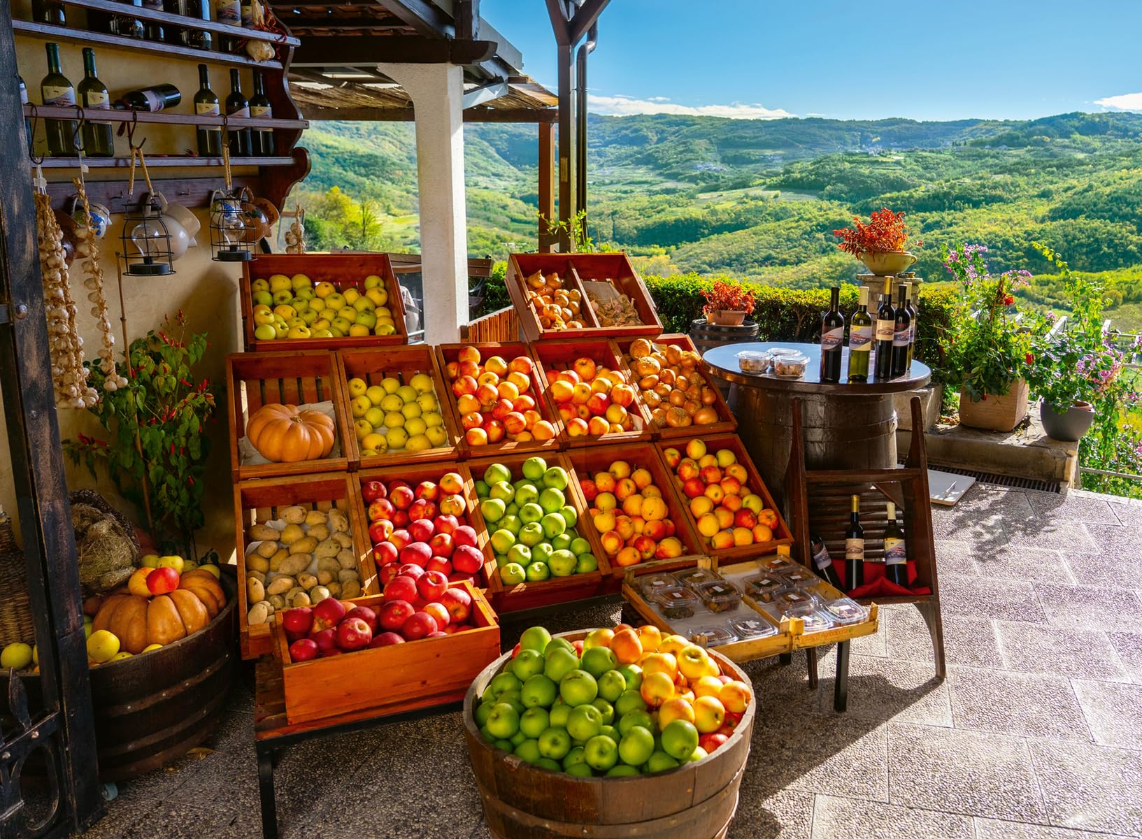 Ravensburger 500 Piece Jigsaw Puzzle - Fruit & Veg Market Croatia, Multicolor, 29.5 x 23.1 x 3.7 cm