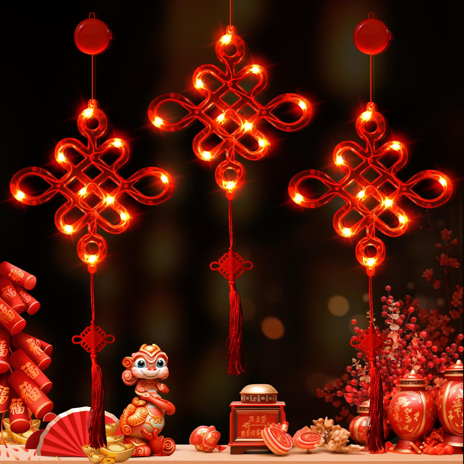 Chinese Knot Window Lights