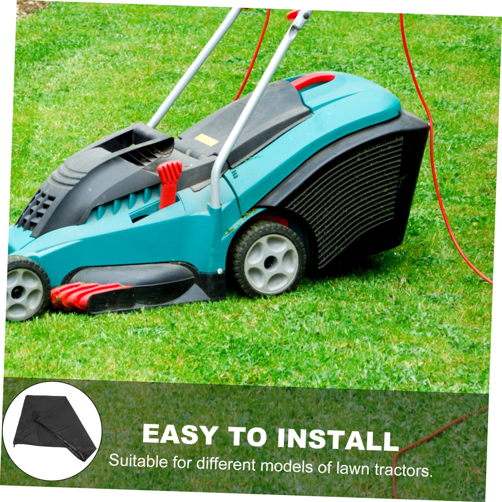 Bolsa Recolectora de Hojas para Tractor Cortacésped de Gran Capacidad | Tela Oxford 420d Negra, Ajuste, Instalación Fácil, para Césped de Jardín y Mantenimiento