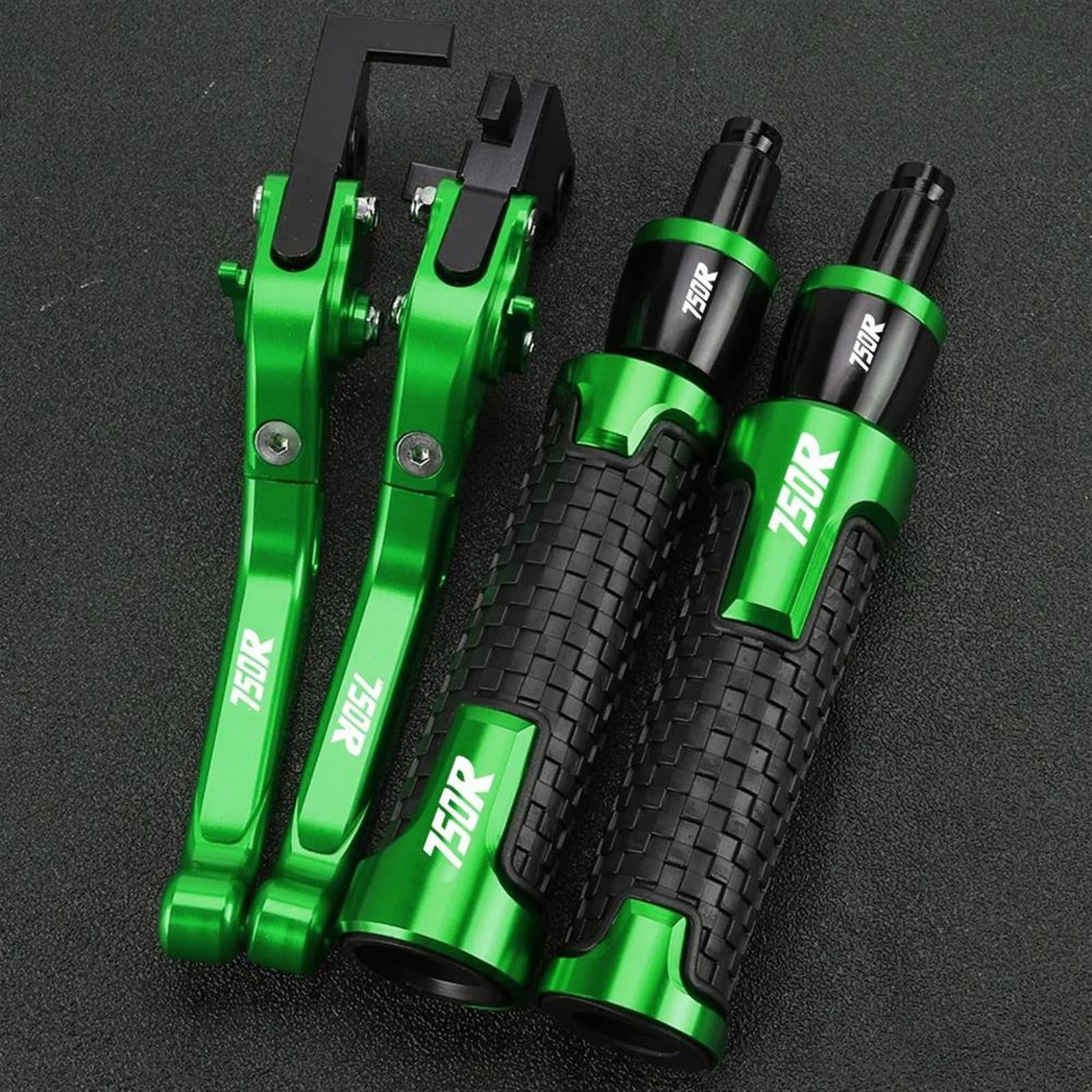 Levier de frein Kawasaki Z750R 2011-2012 moto vert alu CNC
