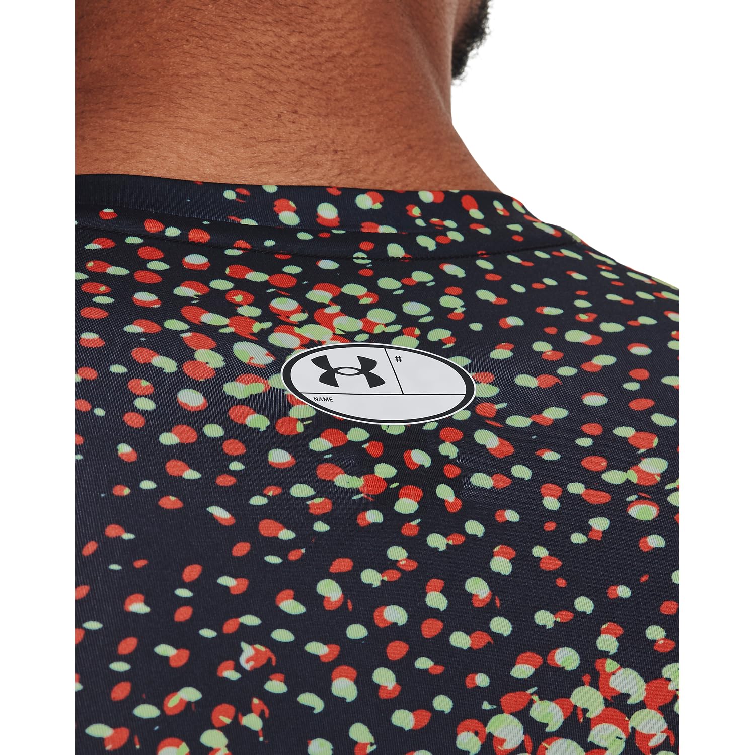 Under Armour HeatGear® 1373819-002 - Pantaloncini da Uomo, con Stampa a Compressione, Colore Nero