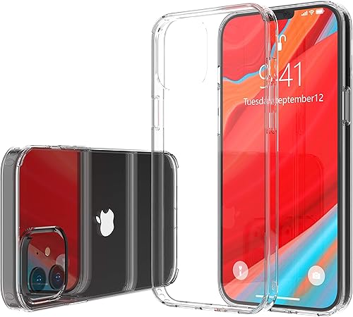 Funda de cristal líquido diseñada para iPhone 13 Mini, a prueba de golpes, protección contra caídas, delgada, híbrida, resistente a los arañazos