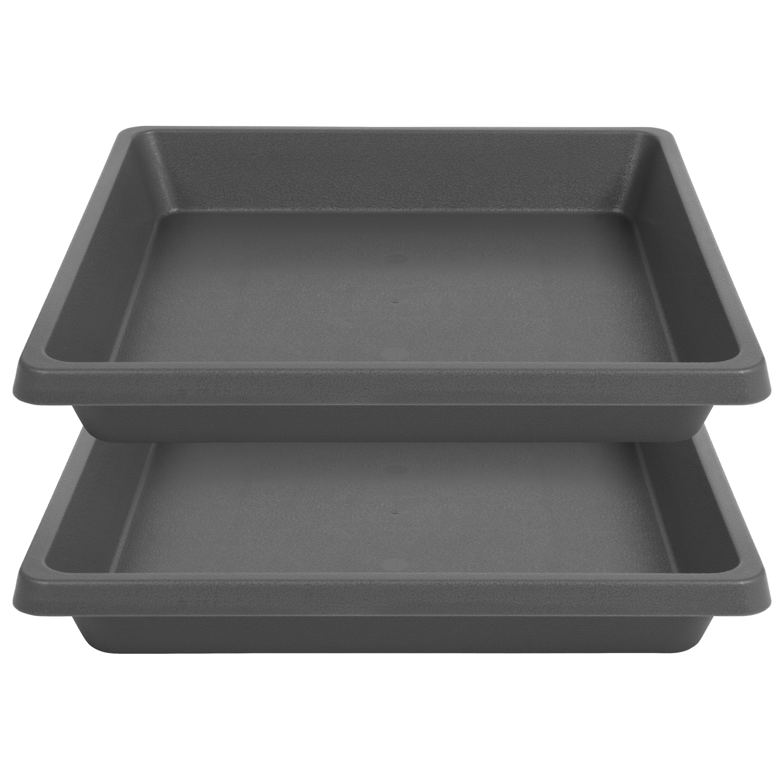Plant Saucers - 2 Pack Square Trays for Pots -8 Plant Saucers - 2 Pack Square Trays for Pots -8