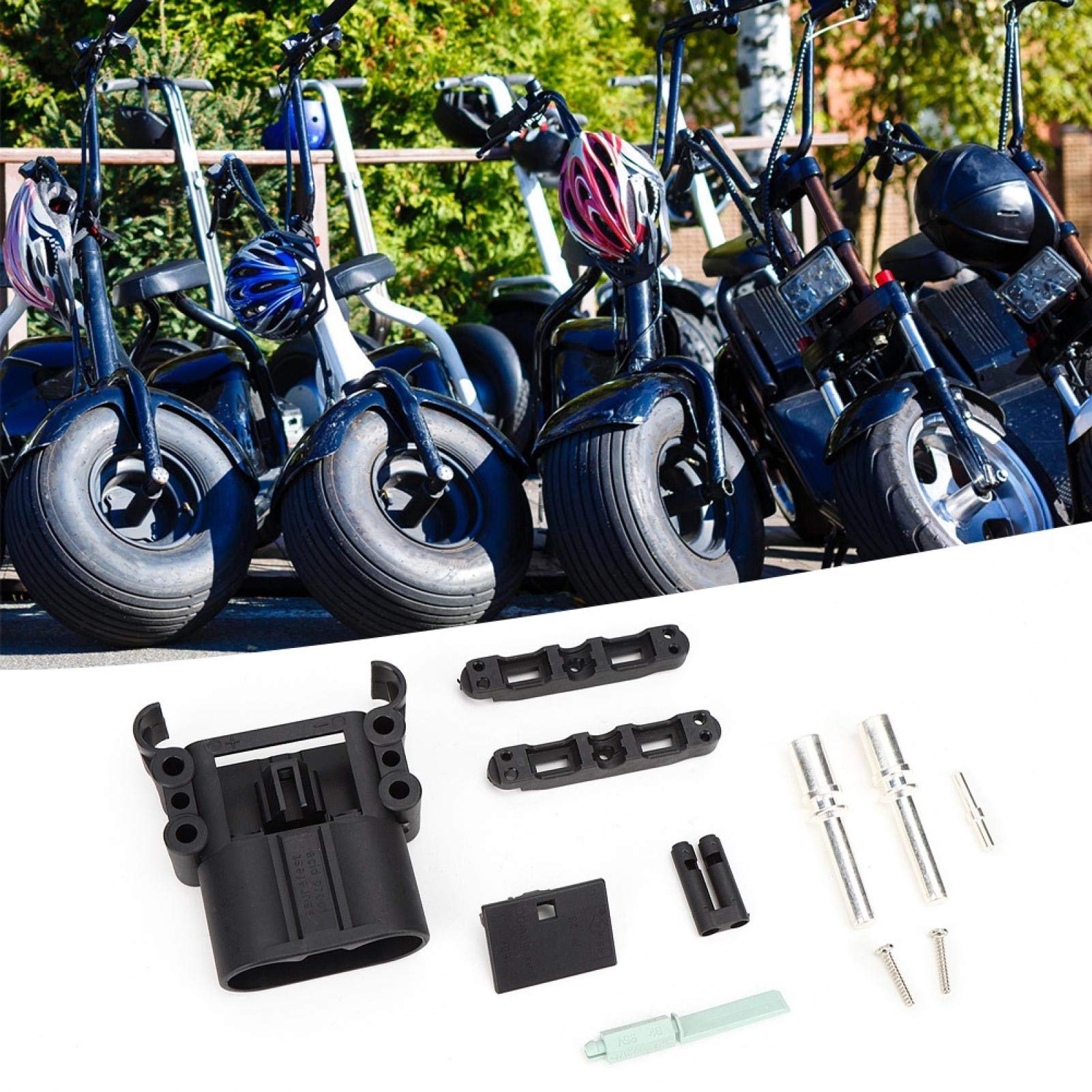 Spina del connettore Connettore del carrello elevatore Terminale in rame placcato argento Connettore rapido della batteria Connettore del cavo del carrello elevatore Terminale della spina