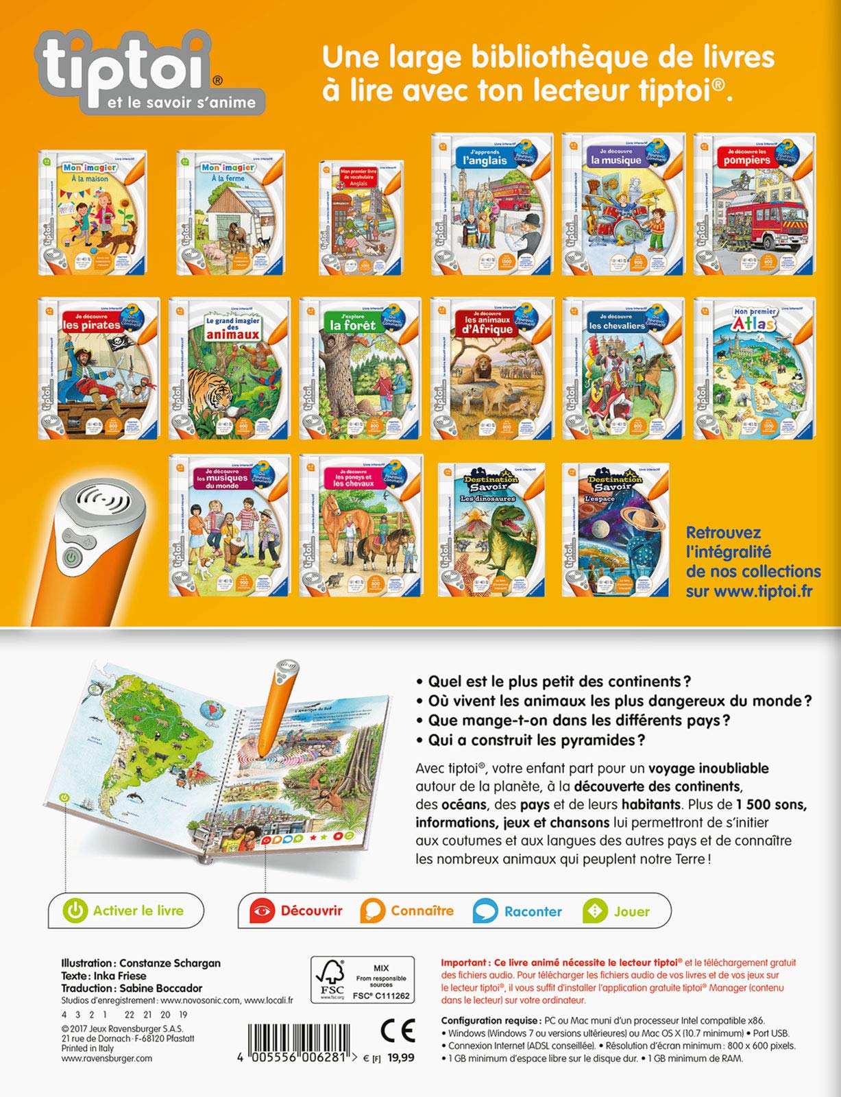 Ravensburger Tiptoi – książka (wersja francuska)
