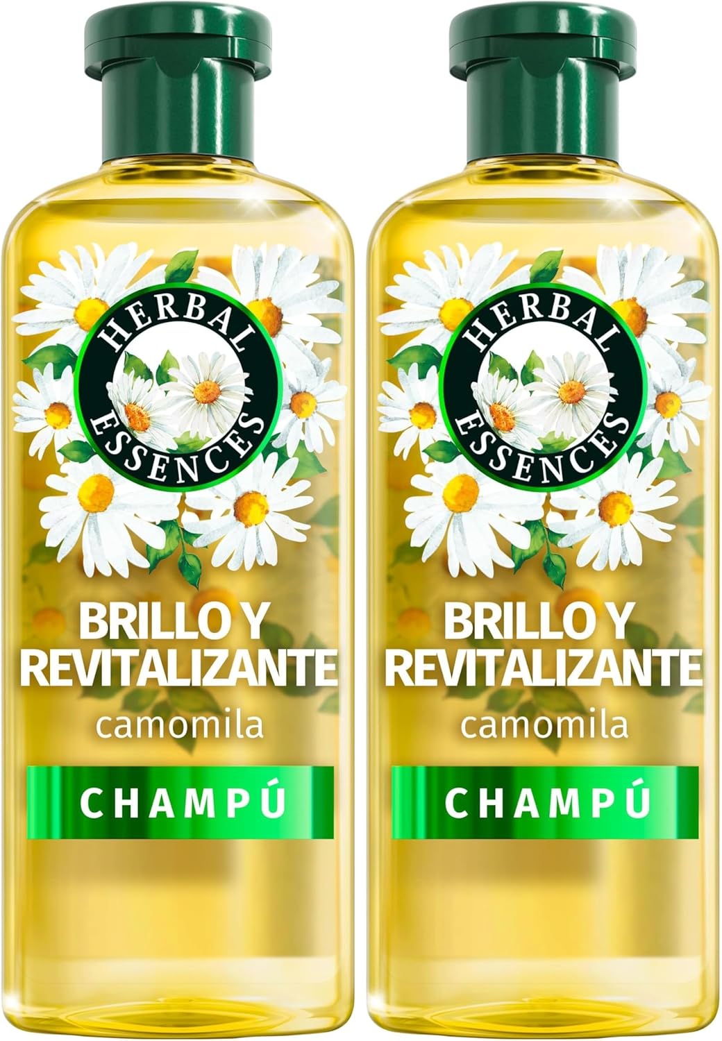 Herbal Essences Acondicionador Camomila Brillo & Revitalizante 250ml Aporta Brillo y Suavidad al Pelo Encrespado y Apagado. Con Extracto de Manzanilla (Paquete de 2)
