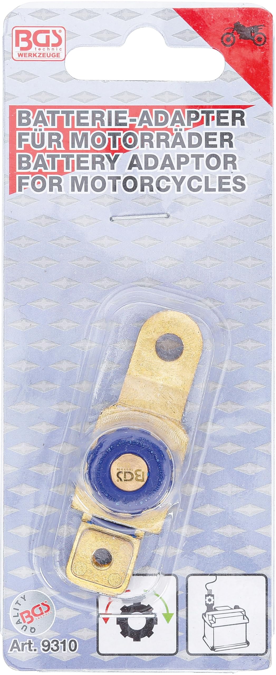 BGS 9310 | Adapter do odłączania akumulatora motocyklowego