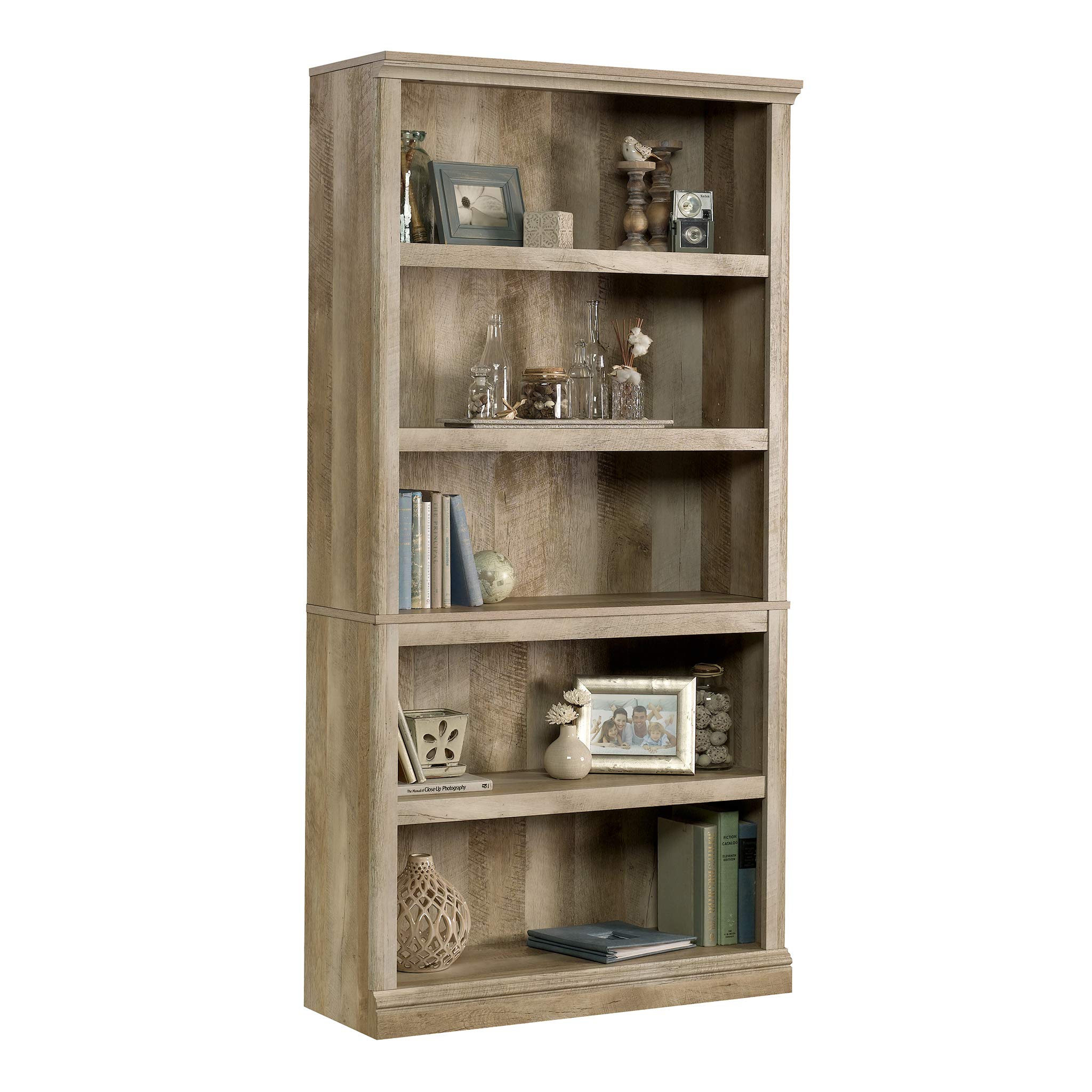 Sauder Select Collection Bücherregal mit 5 Fächern, Eiche