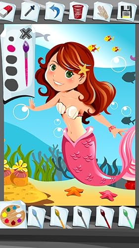 Mermaid Coloring Book
