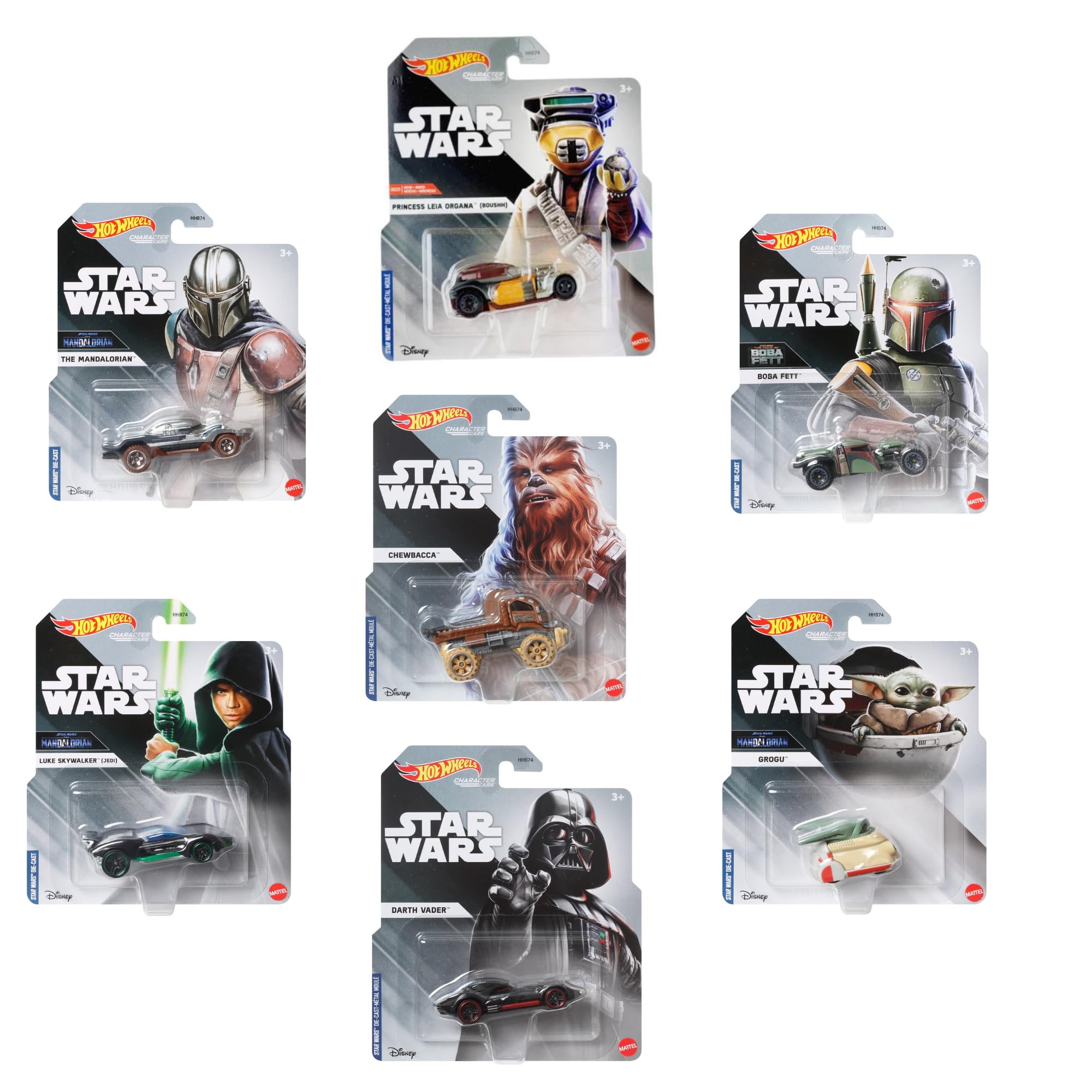 Amazon.com: Hot Wheels Star Wars Studio Character Cars – Complete