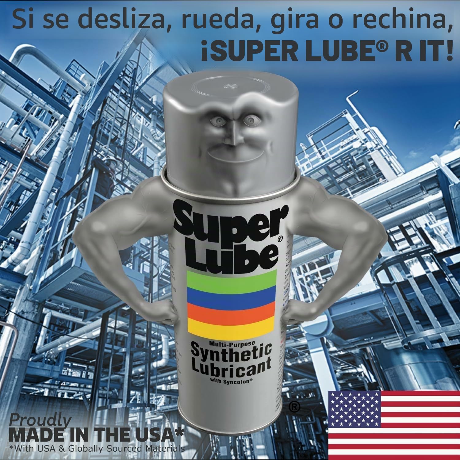 Super Lube 41160 Synthetic Grease (NLGI 2), bidón de 14,1 oz, blanco translúcido Super Lube