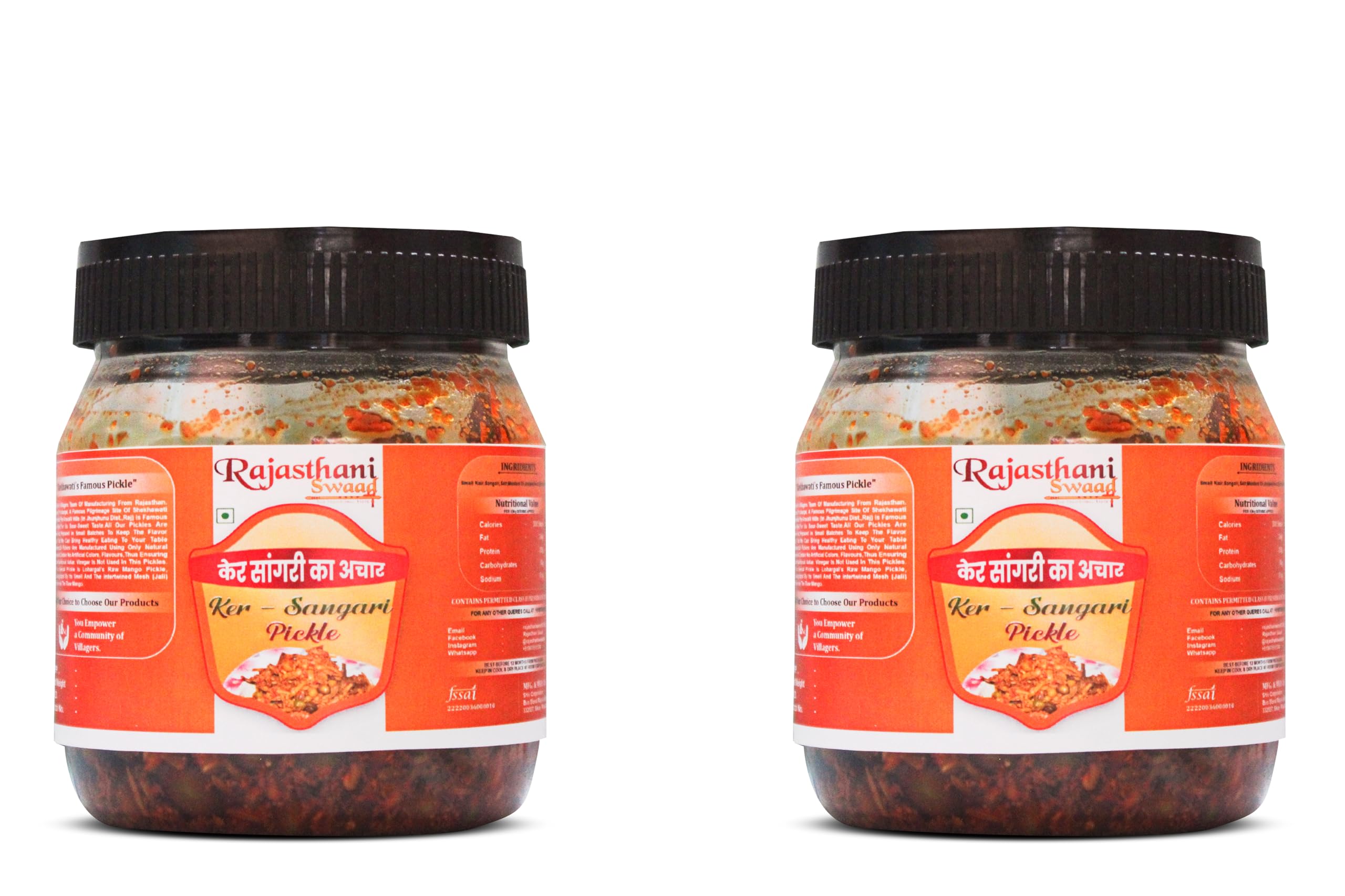 Rajasthani Swaad Kair Sangari Pickle Home Made Ker Sangri Ka Achar | Pack of 2 Jar [ 800 Gram Each ] (B08KGVK4NC) Amazon Price History, Amazon Price Tracker