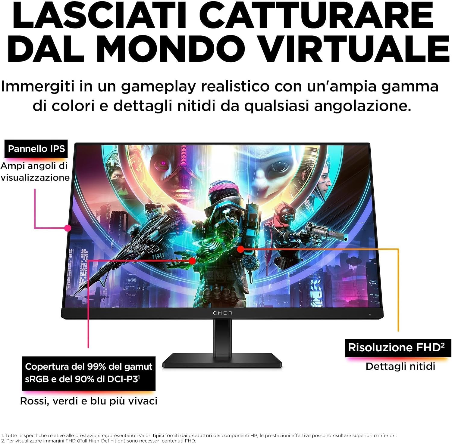 OMEN 24 FHD Monitor - Monitor - Immagine 8