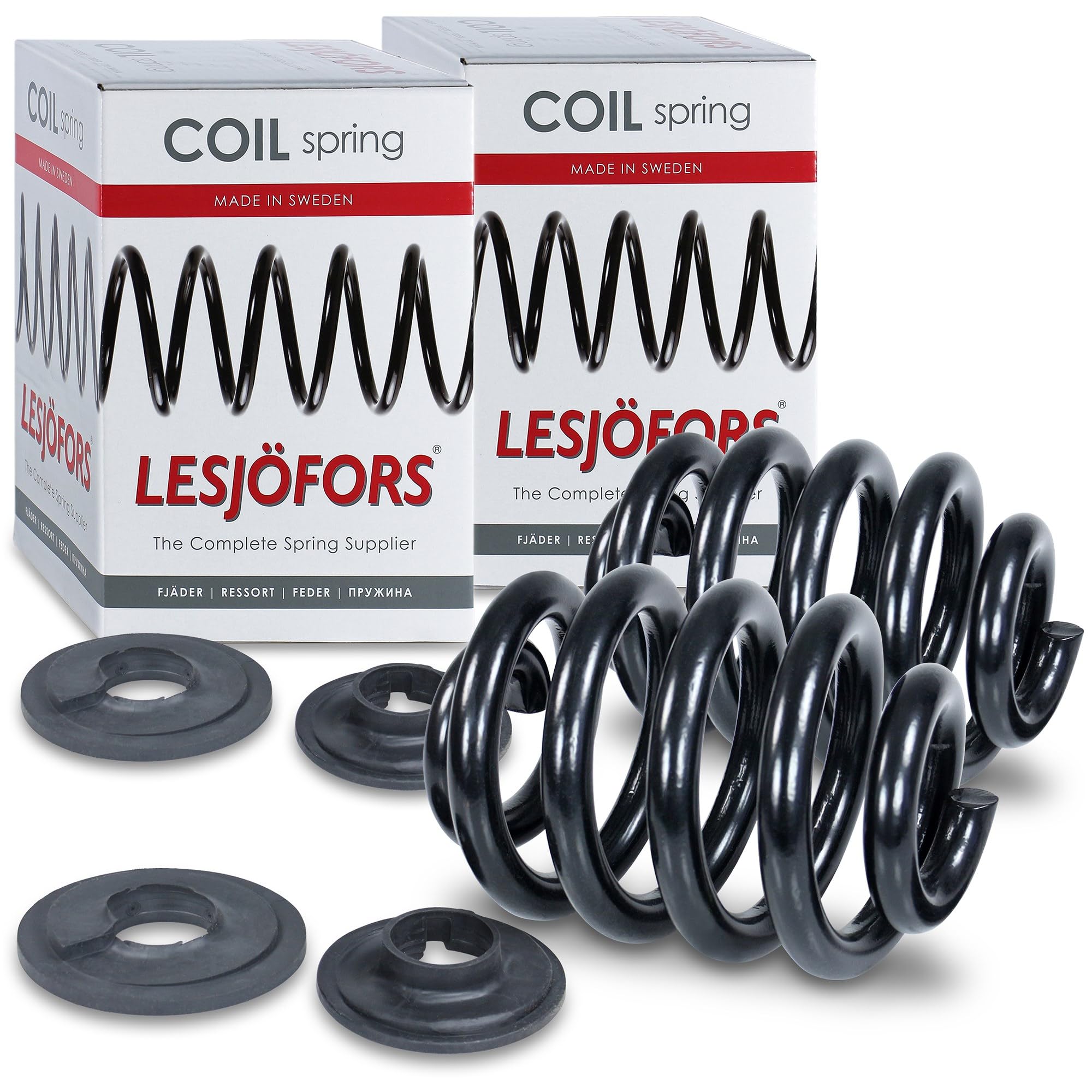 LESJÖFORS 2x Molla autotelaio 4295060 Compatibile con: VW MULTIVAN T5, MULTIVAN T6, TRANSPORTER T5 Bus, TRANSPORTER T5 Kasten, TRANSPORTER T5 Pritsche/Fahrgestell (7JD, 7JE, 7JL, 7JY, 7JZ