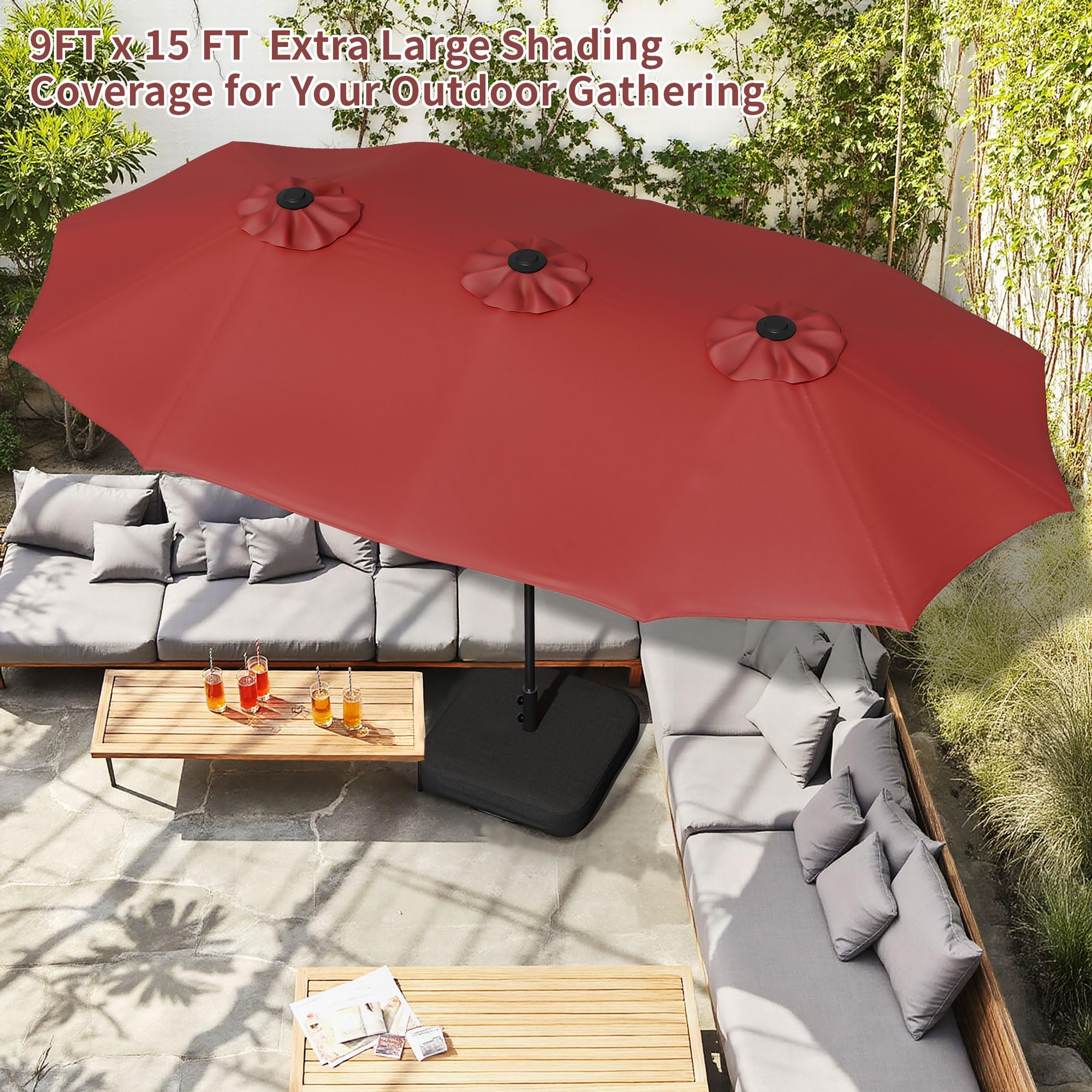 6ft height half patio umbrella Amazon.com : Qidvol Half Umbrella Outdoor Patio with Half Round Base,  Garden, Deck, Balcony Shade 6ft 8ft Patio Umbrellas with Crank, Rectangle  (Color : Green, Size : 6.5x3ft) : Patio, Lawn & Garden