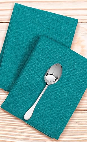 Miniatura 69 de Servilleta de tela de algodón de 18 x 18 pulgadas, color azul, servilletas de uso diario, servilletas de algodón, servilletas de boda, servilletas