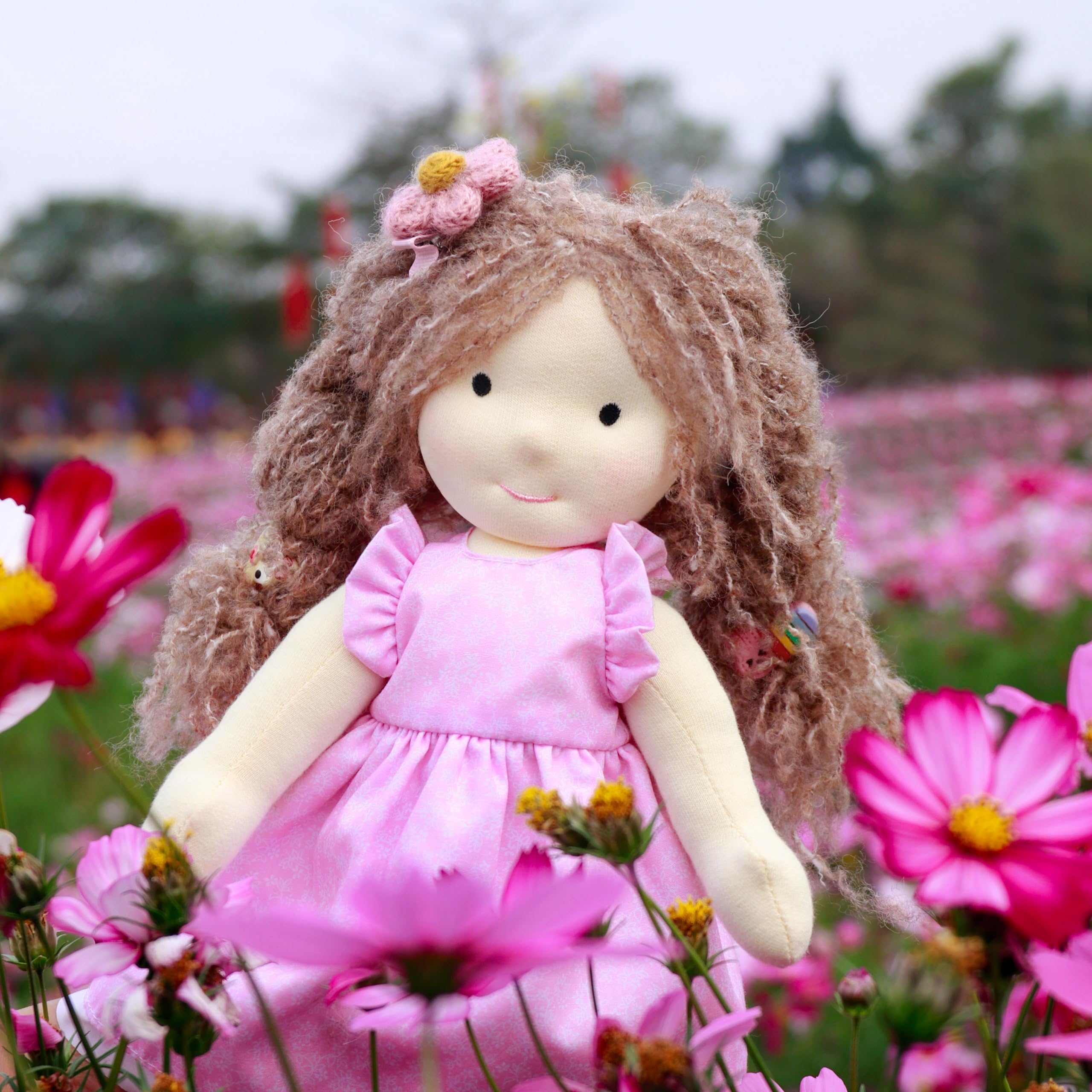 Amazon.co.jp: BlissfulPixie Waldorf Doll 手作り人形 - Amy 12