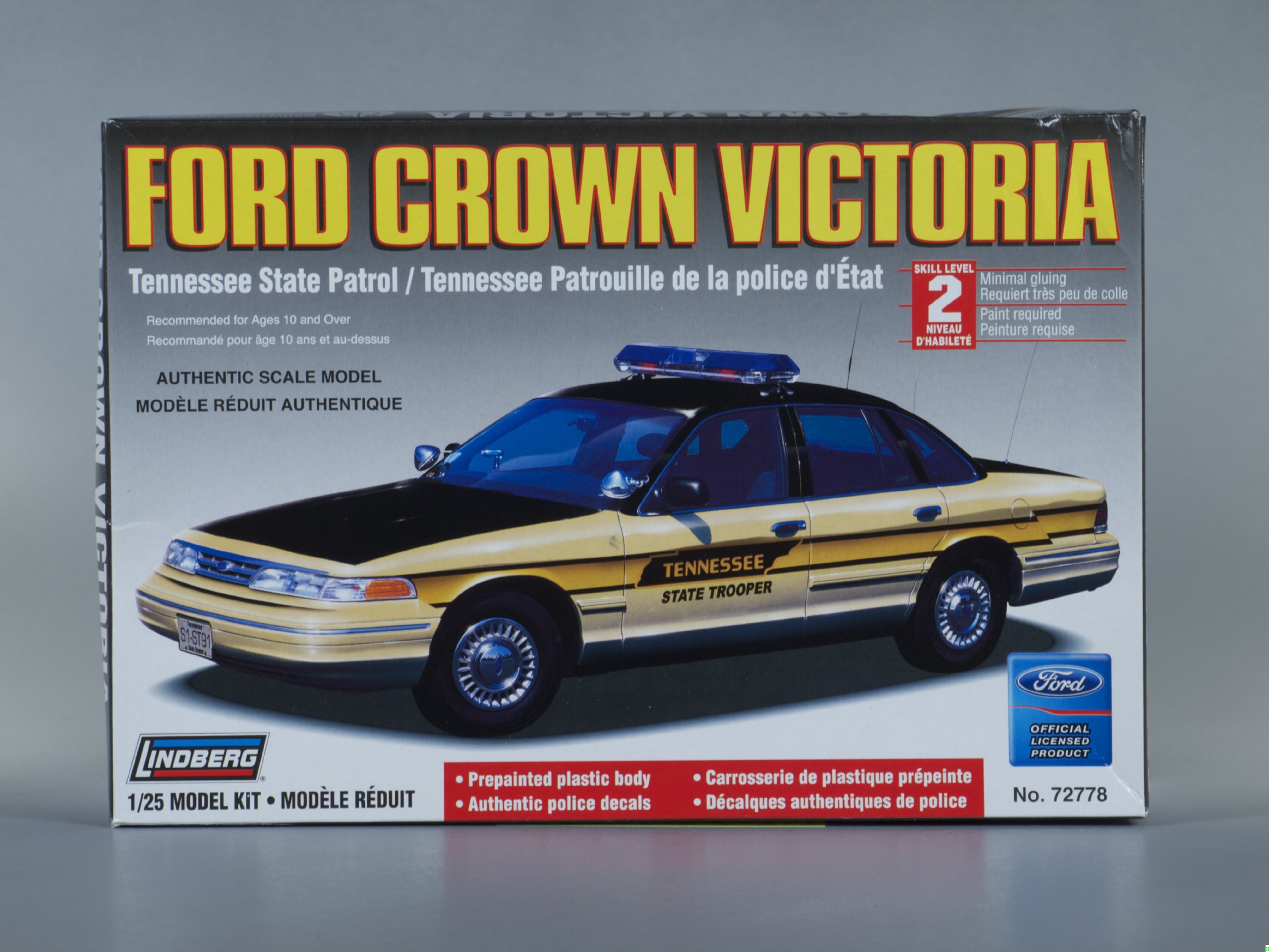 Unbekannt Lindberg 72778 – 1/25 Scale ford Crown Vic TN State