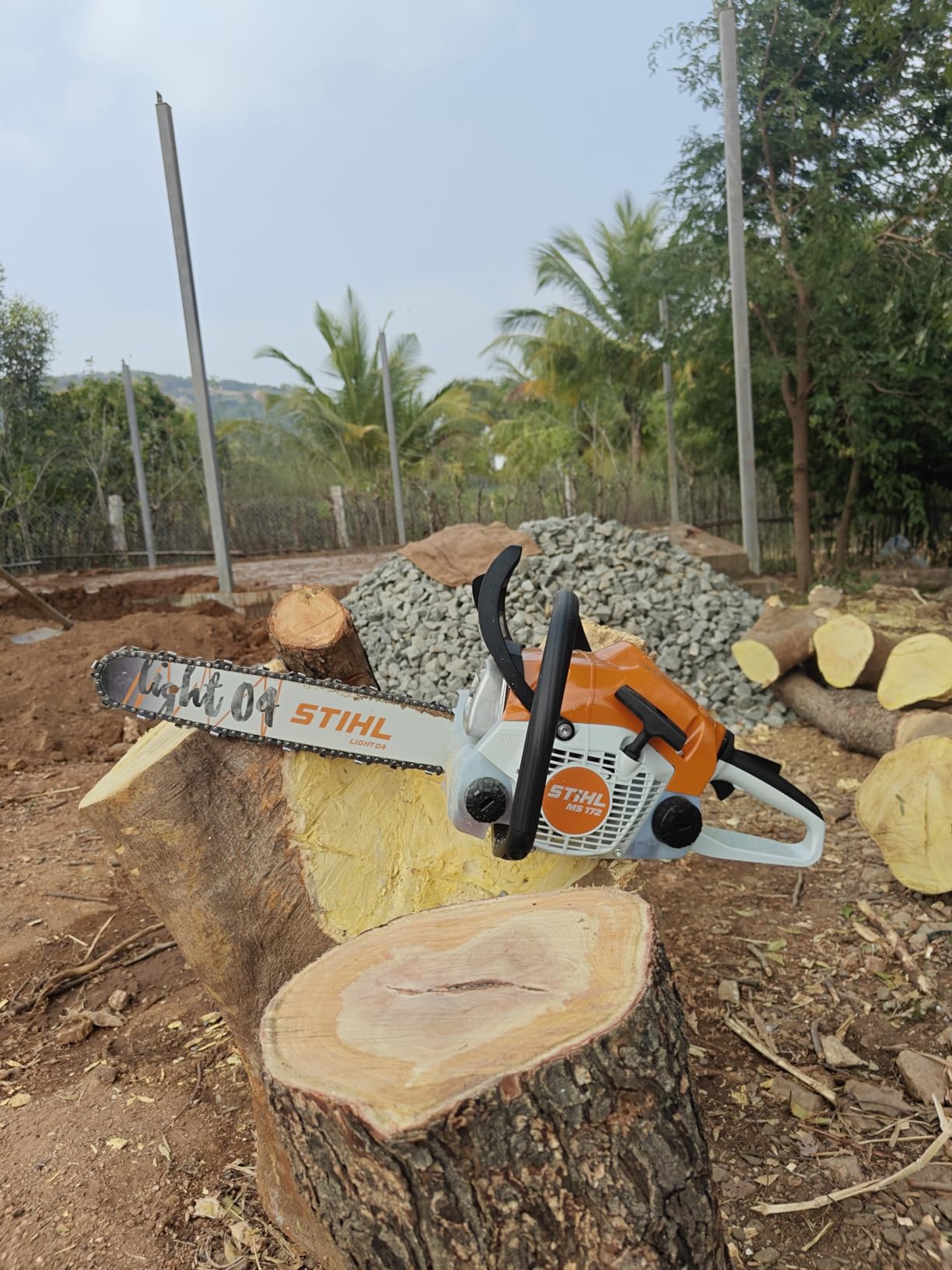 STIHL MS 172 Petrol Chainsaw, 40cm Guide Bar, 3/8" Chain Pitch, 1.3mm ...