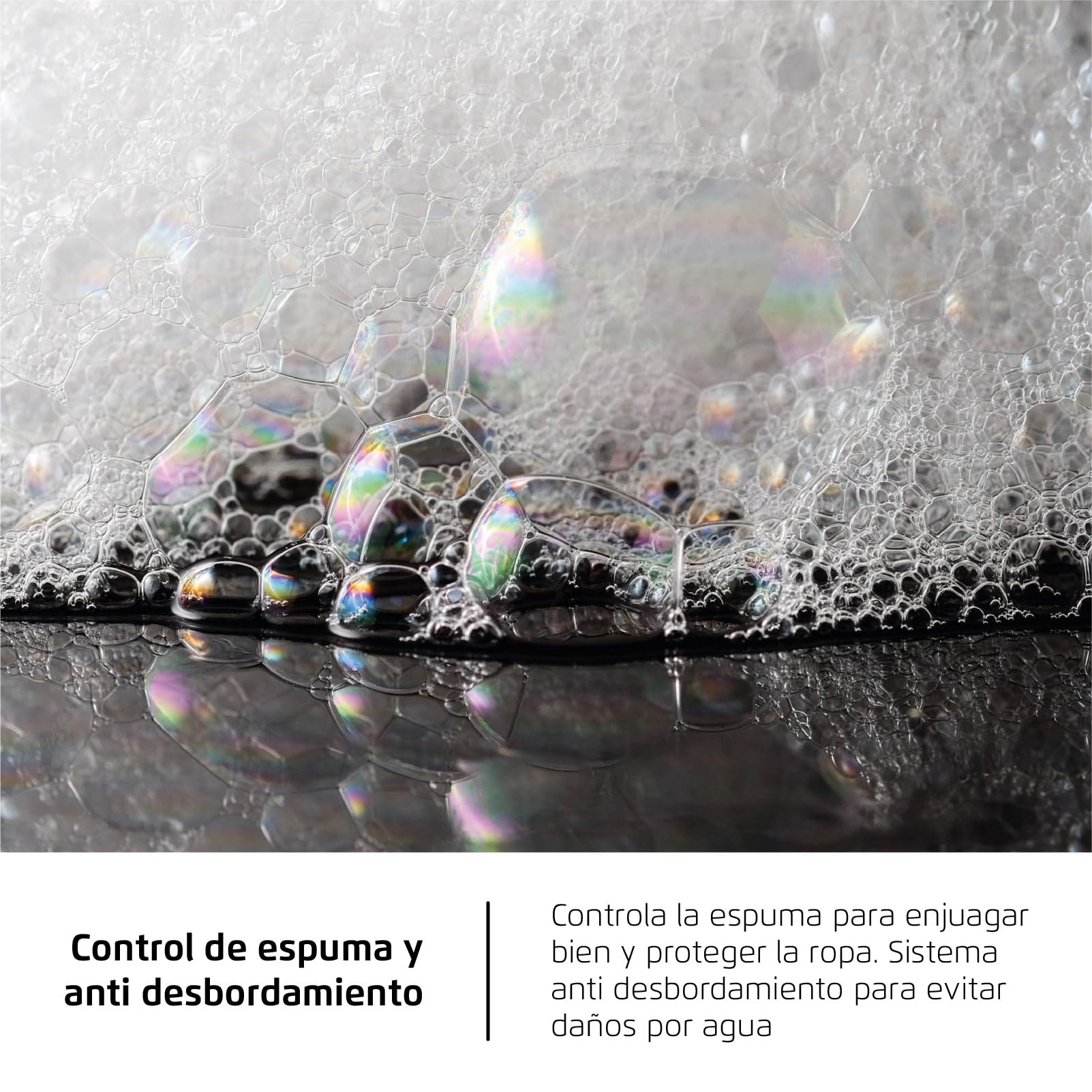 Corberó - Lavadora Premium 9kg | CLAM9046N | 1350 rpm | Motor Inverter | Función Vapor| Función Eco | Incio Diferido | Lavado Rápido 15 min | Display Touch | Negro