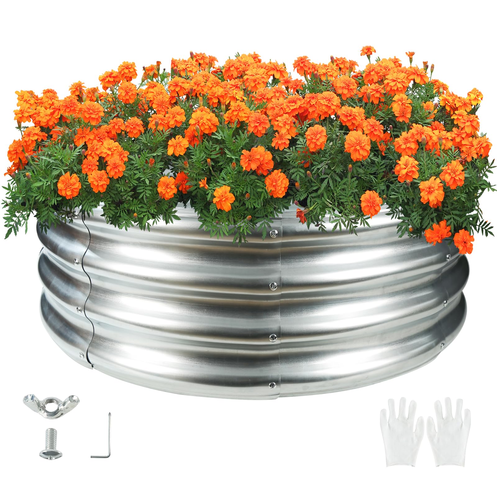 Feuerschalenring Aus Verzinktem Stahl, 81,3 Cm Durchmesser – Zusammenklappbar Für Garten, Terrasse & Camping