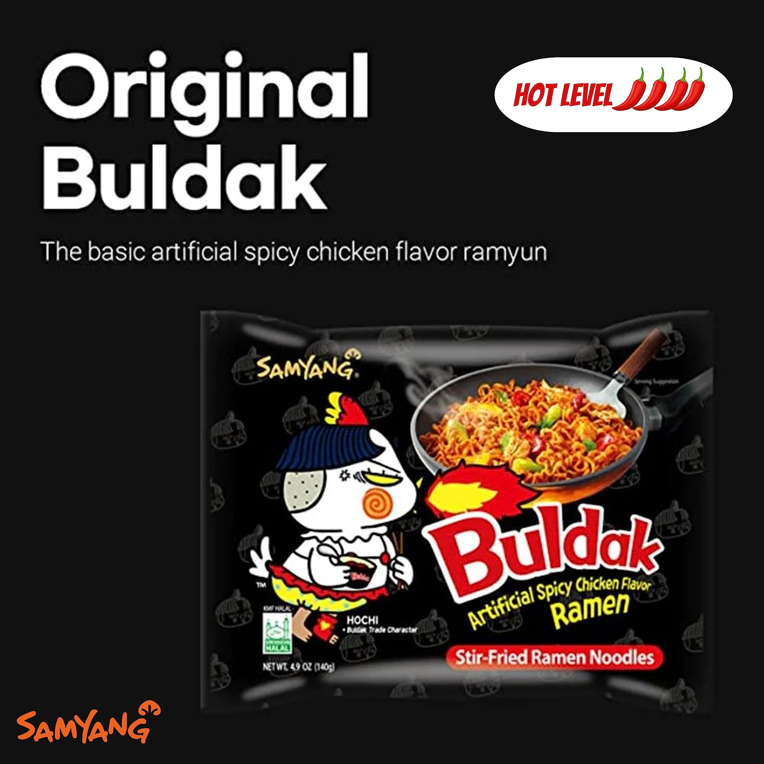 Snapklik.com : Buldak Ramen Noodles - Original Flavor - 5 Pack - Spicy ...